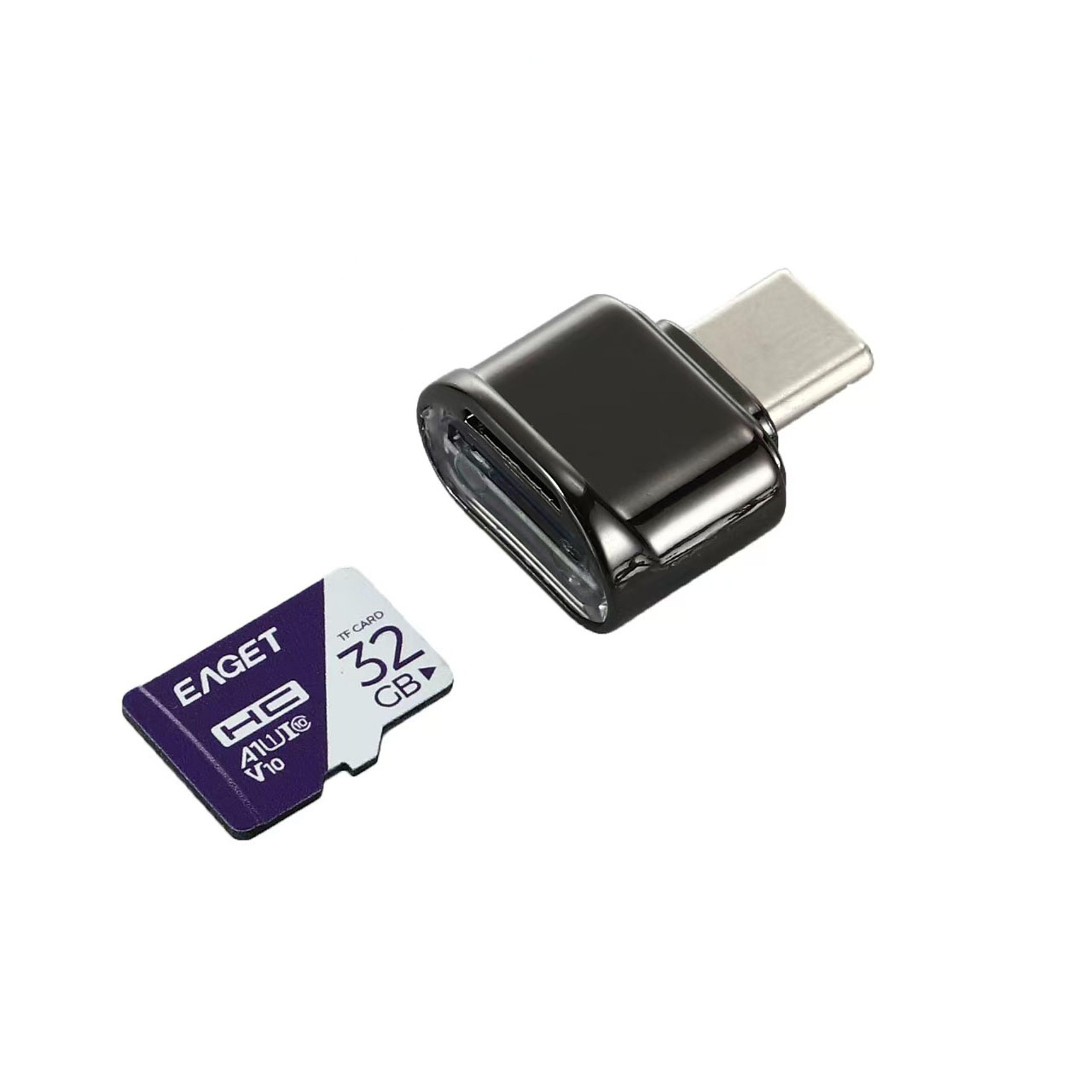 USB C TF Card Reader And USB Adapter For IPhone Smartphones 3