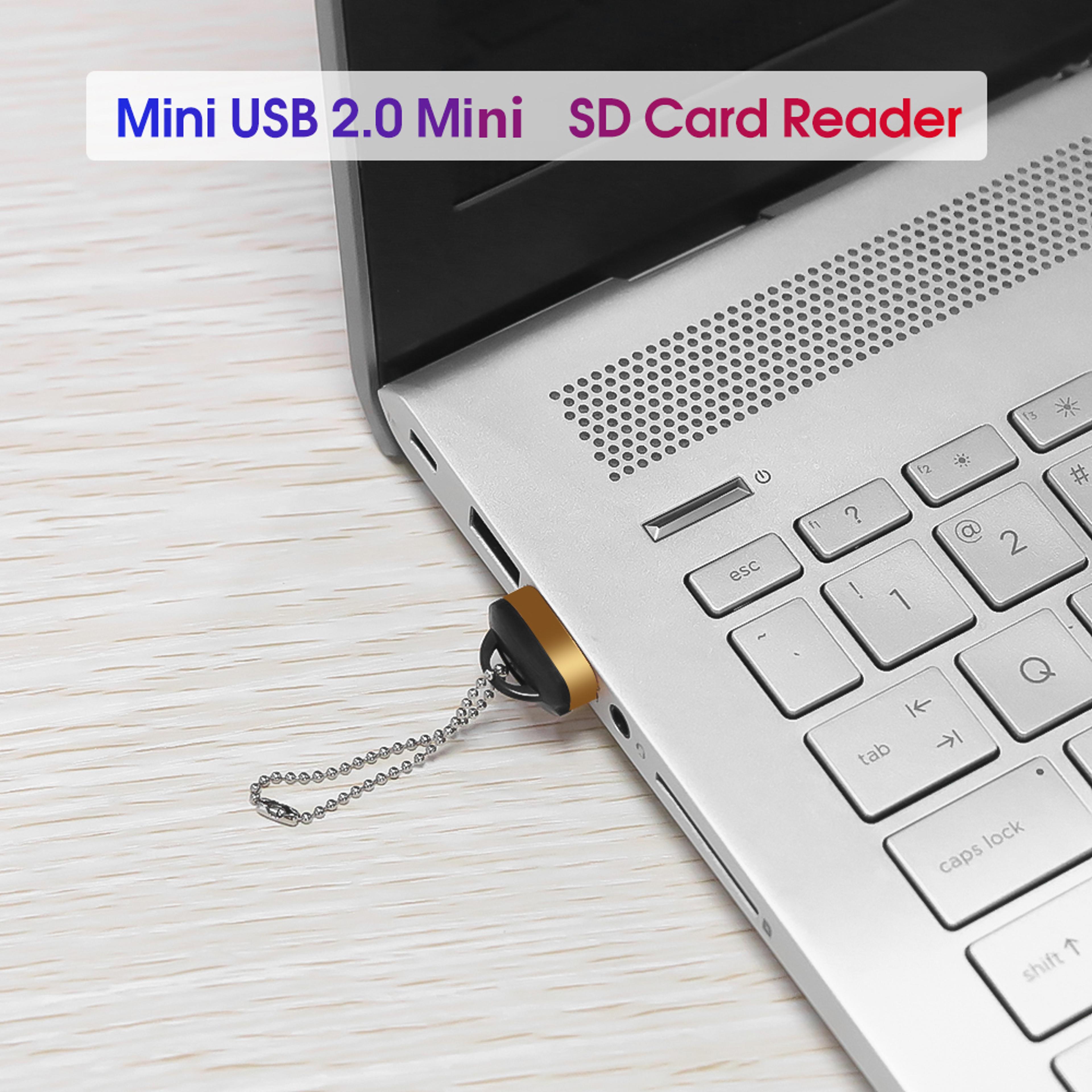 Mini USB Micro SD Card Reader Portable TF Memory Card Adapter 4