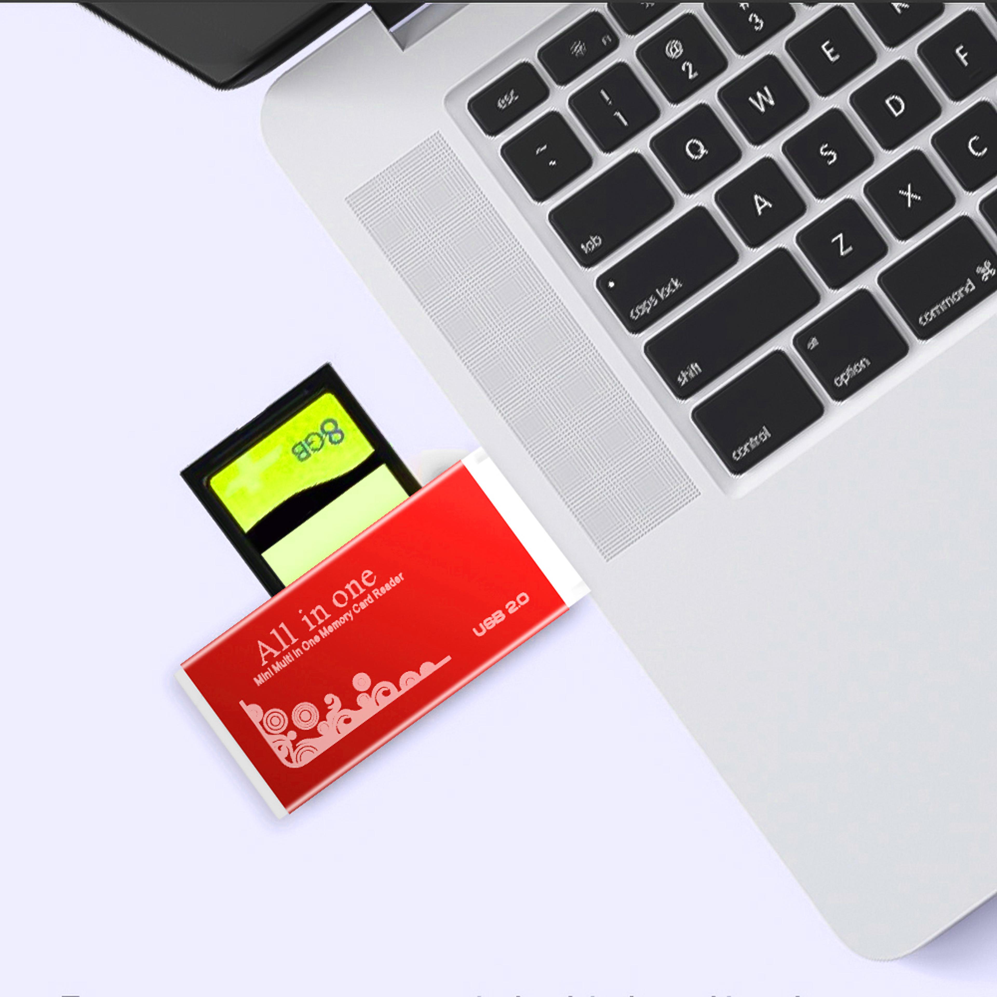All In One USB Memory Card Reader For SD MicroSD TF MMC And MS PRO Duo 6