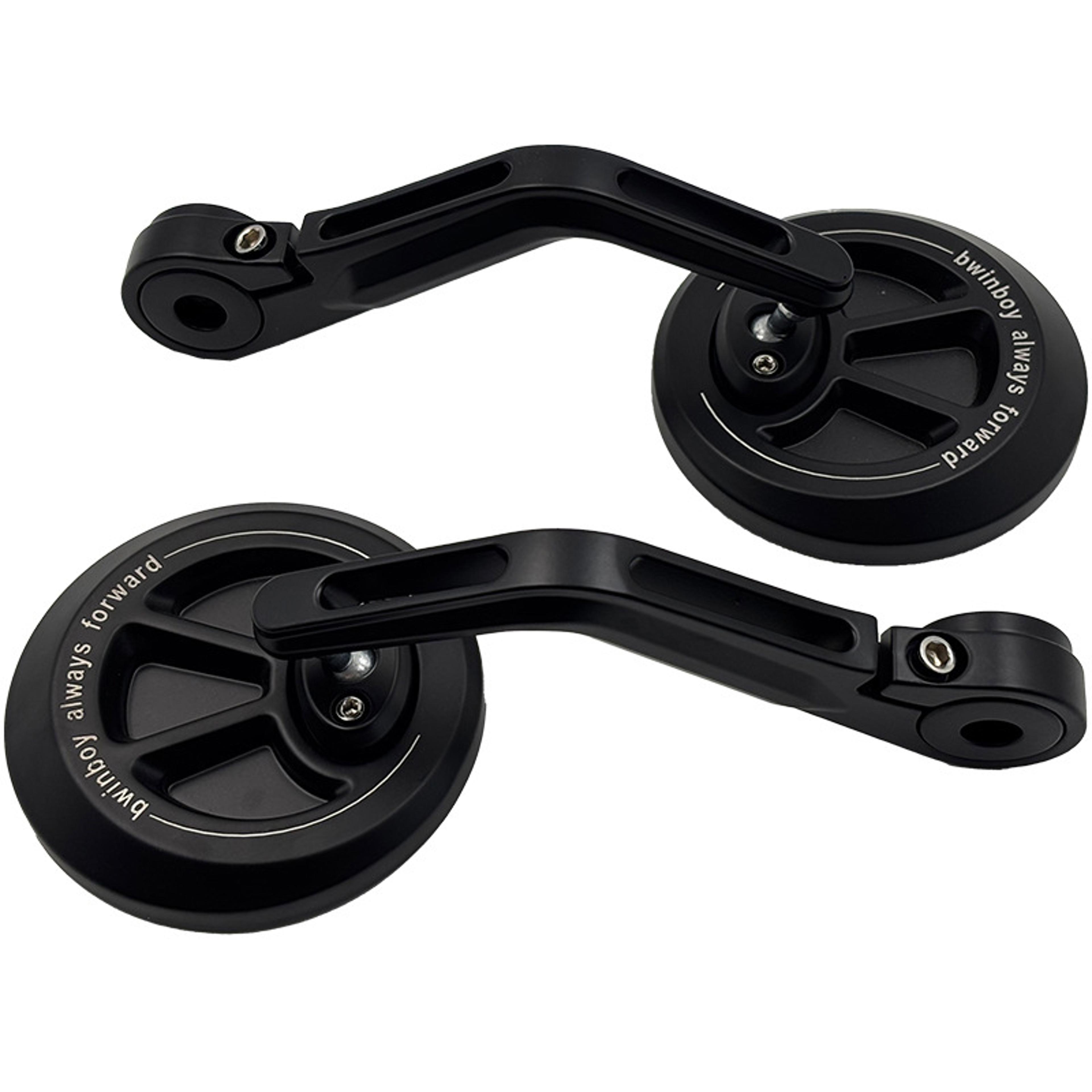 Harley Compatible Motorcycle Handlebar Mirrors Rearview Side Mirror Pair 1