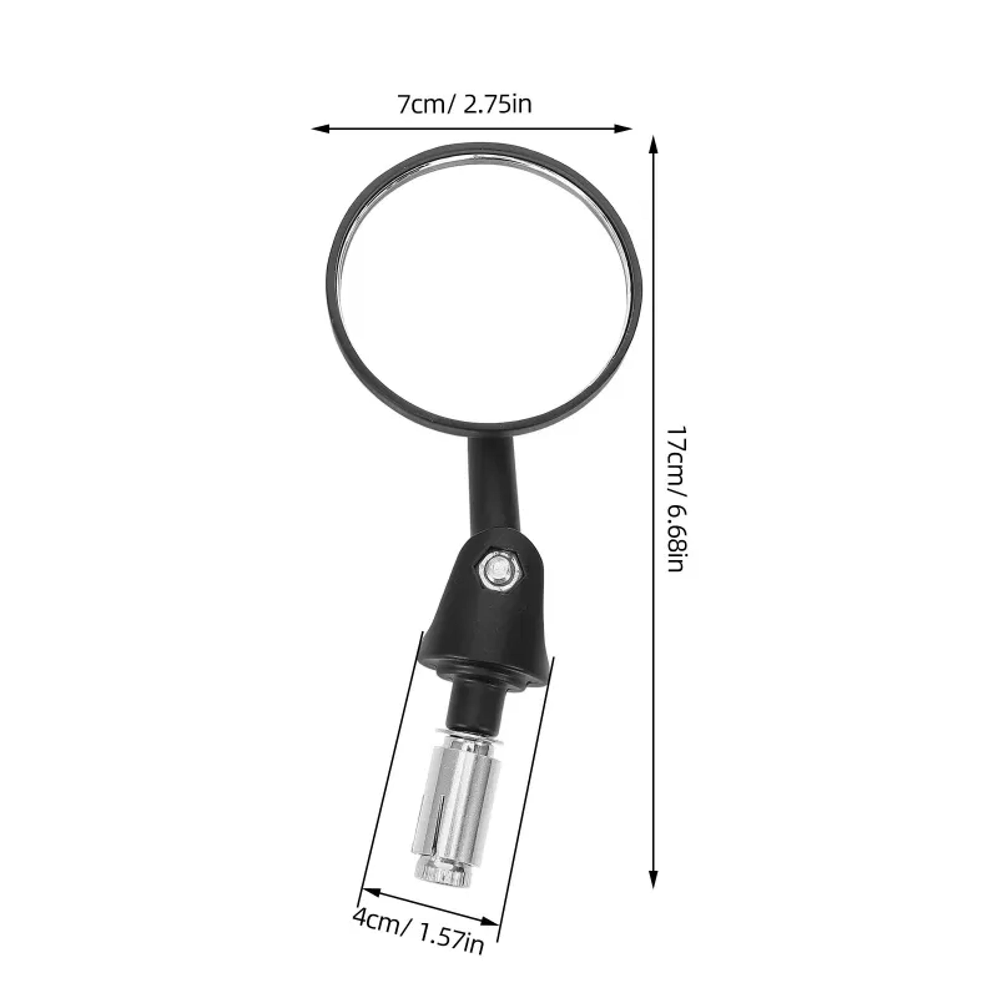 Wide View Extended Motorcycle Handlebar Rearview Mirror 4