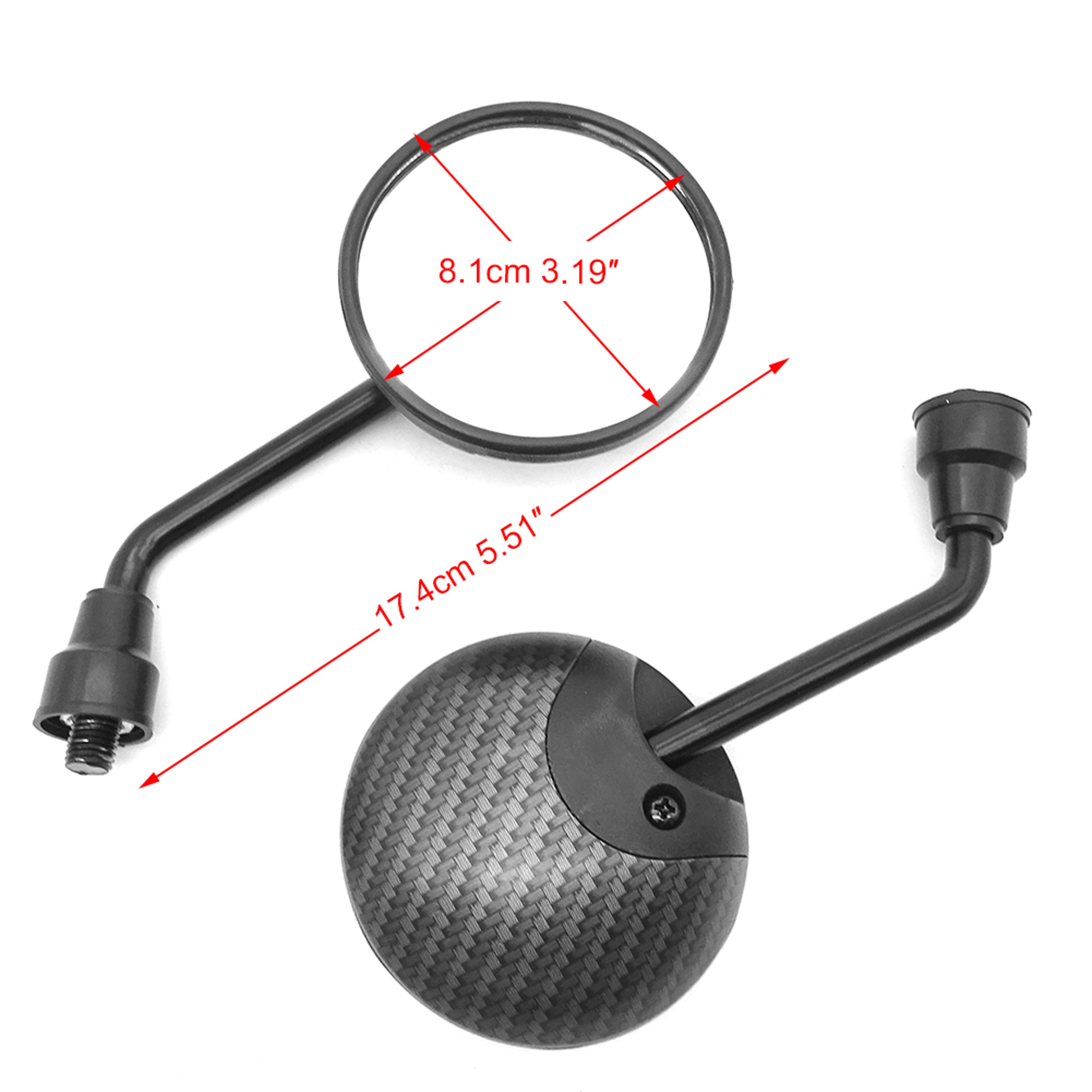 Universal Motorcycle Rearview Mirrors For Scooter E Bike And Motorbike 4
