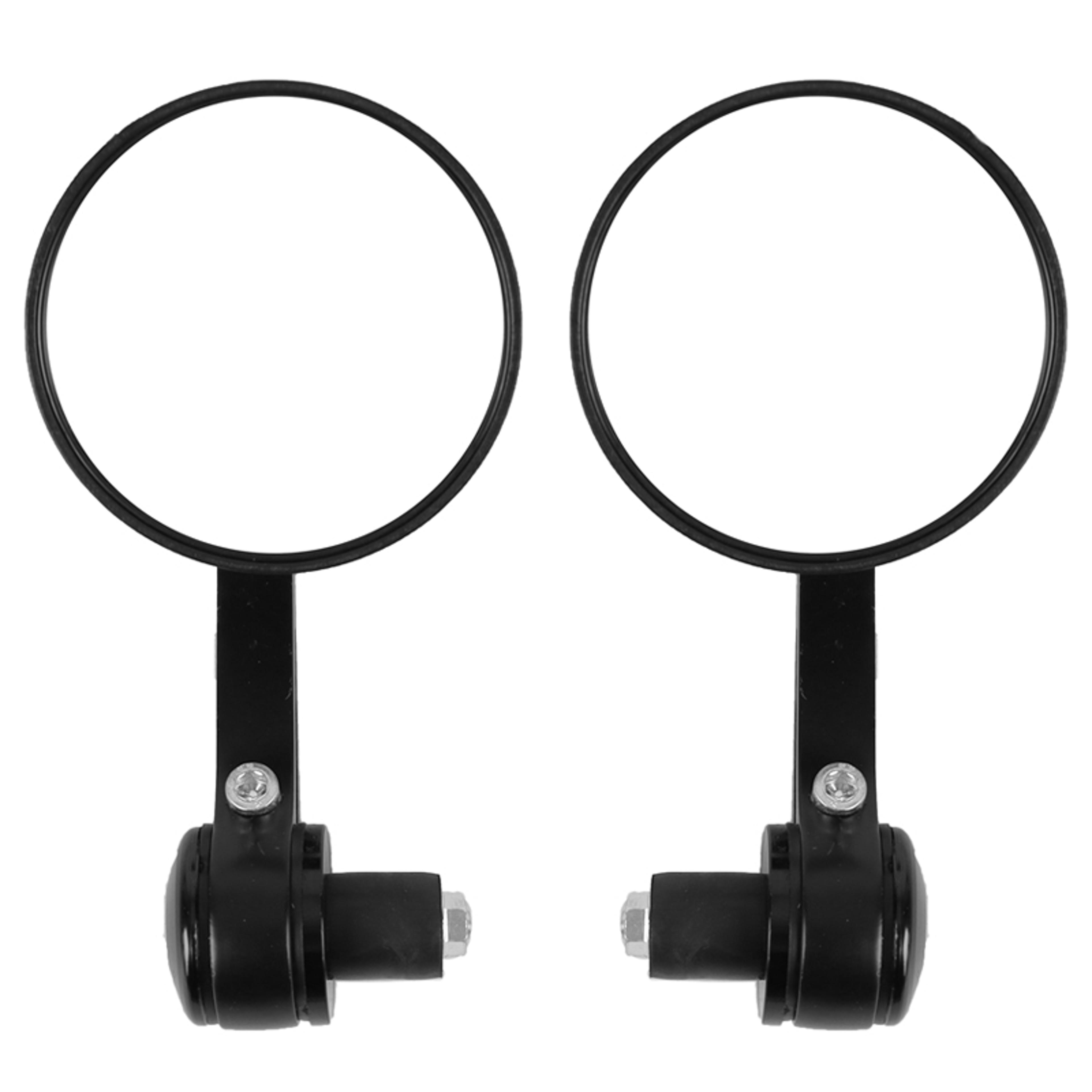 motorcycle bar end mirrors round cafe racer rear view mirror
