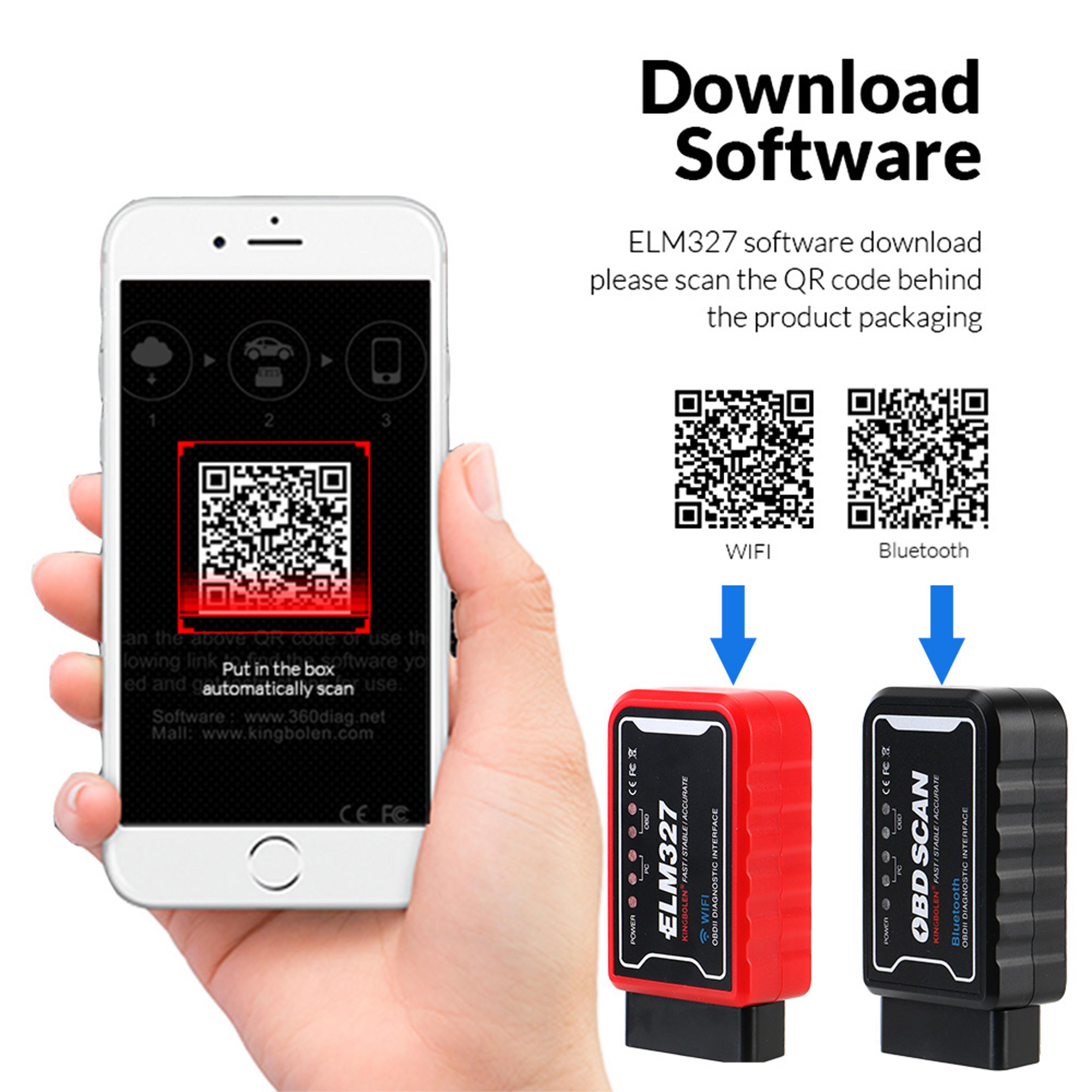 Scanner Wireless Car Diagnostic Code Reader 2