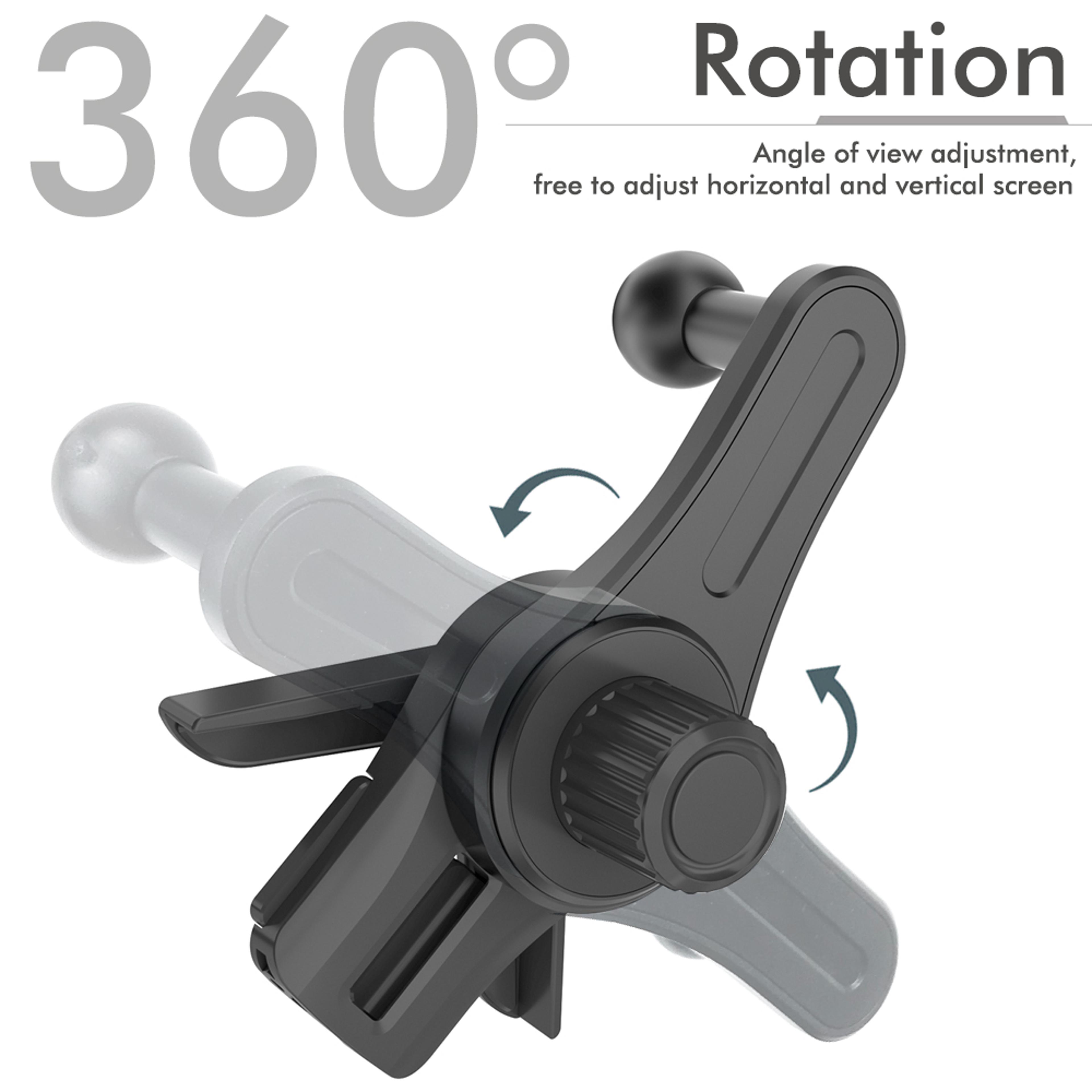 Degree Magnetic Car Phone Holder Foldable Display Screen Mount 4