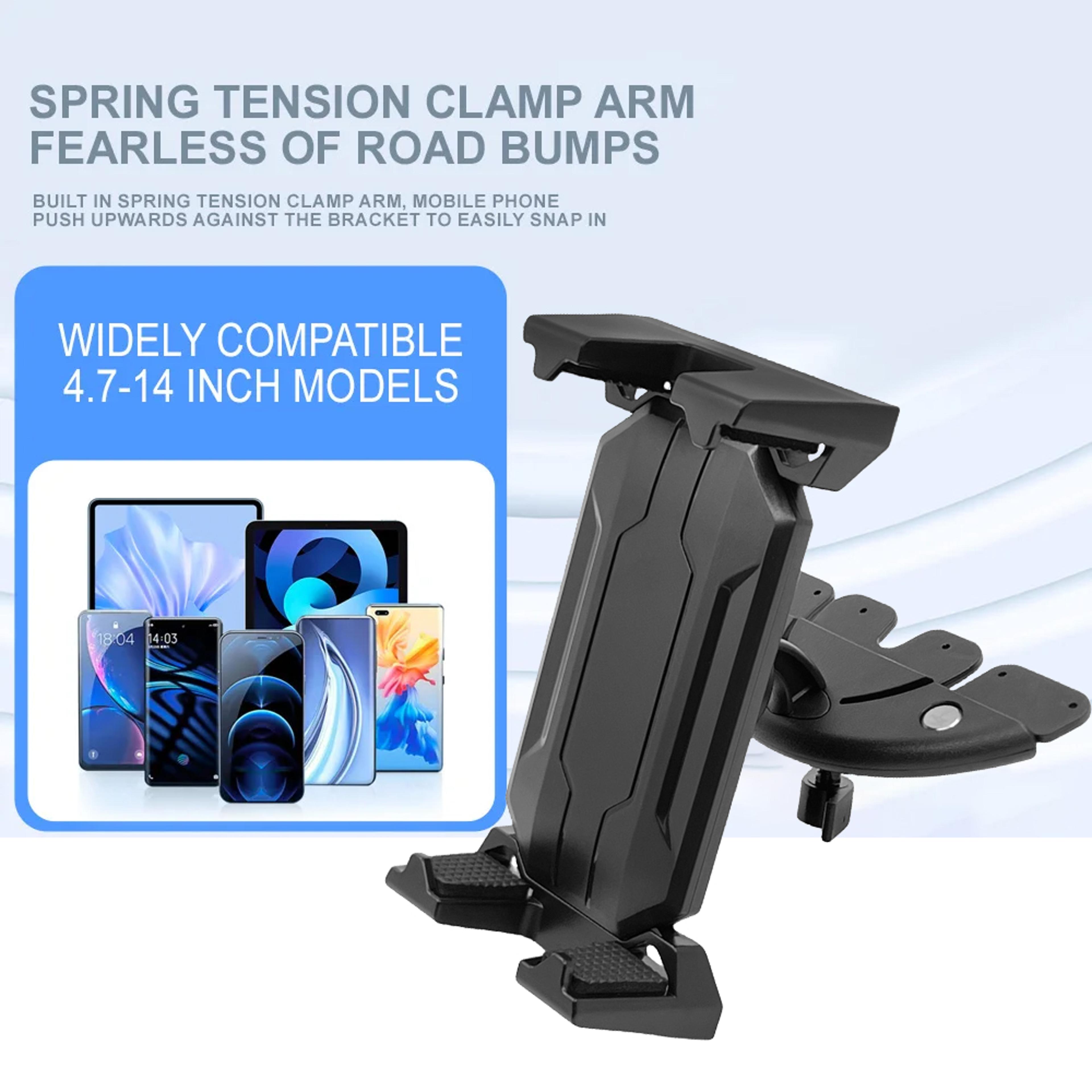 Universal CD Slot Car Tablet Holder To Phone And IPad Mount 4