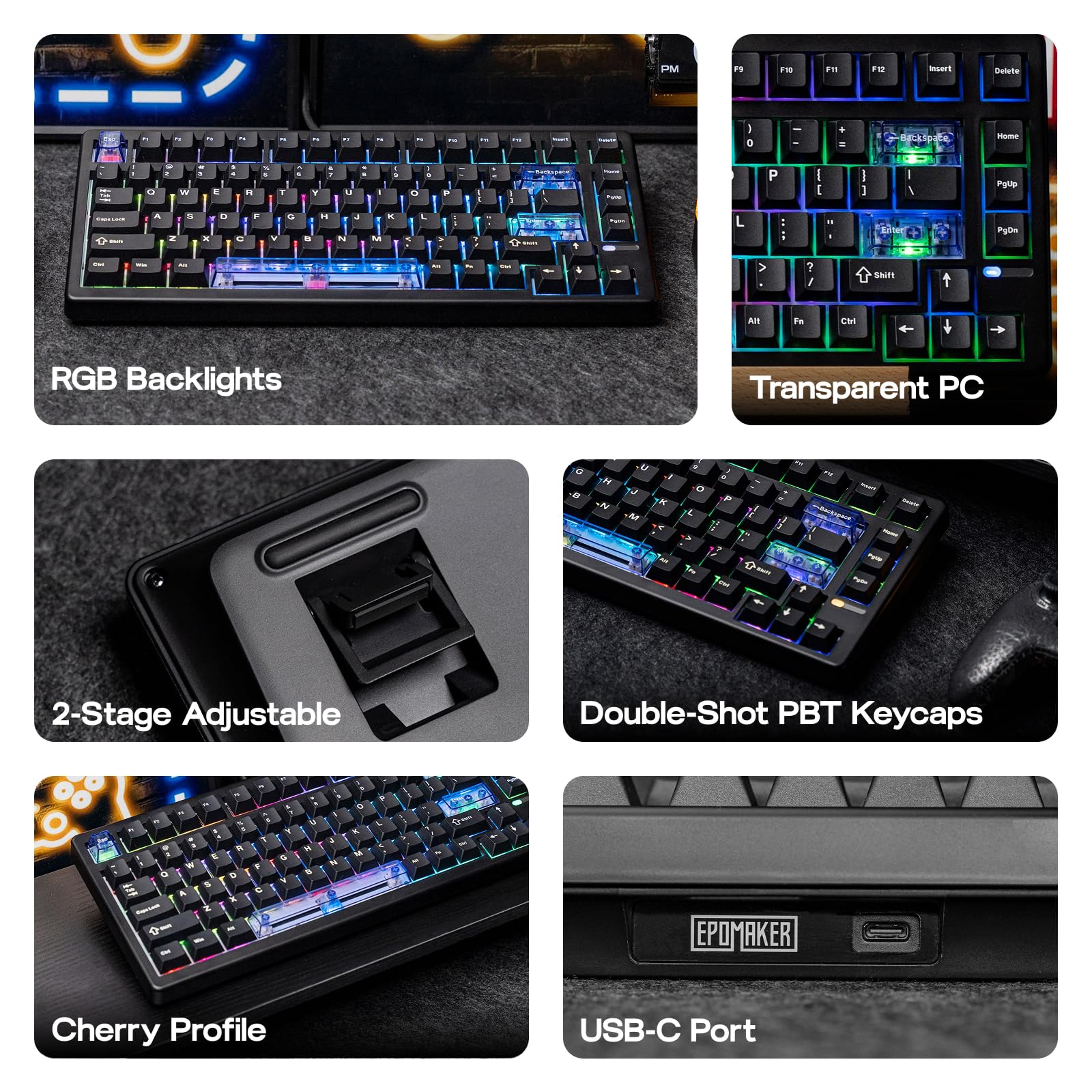 Hall Effect Gaming Keyboard Polling Rapid Trigger Hot Swappable RGB 2