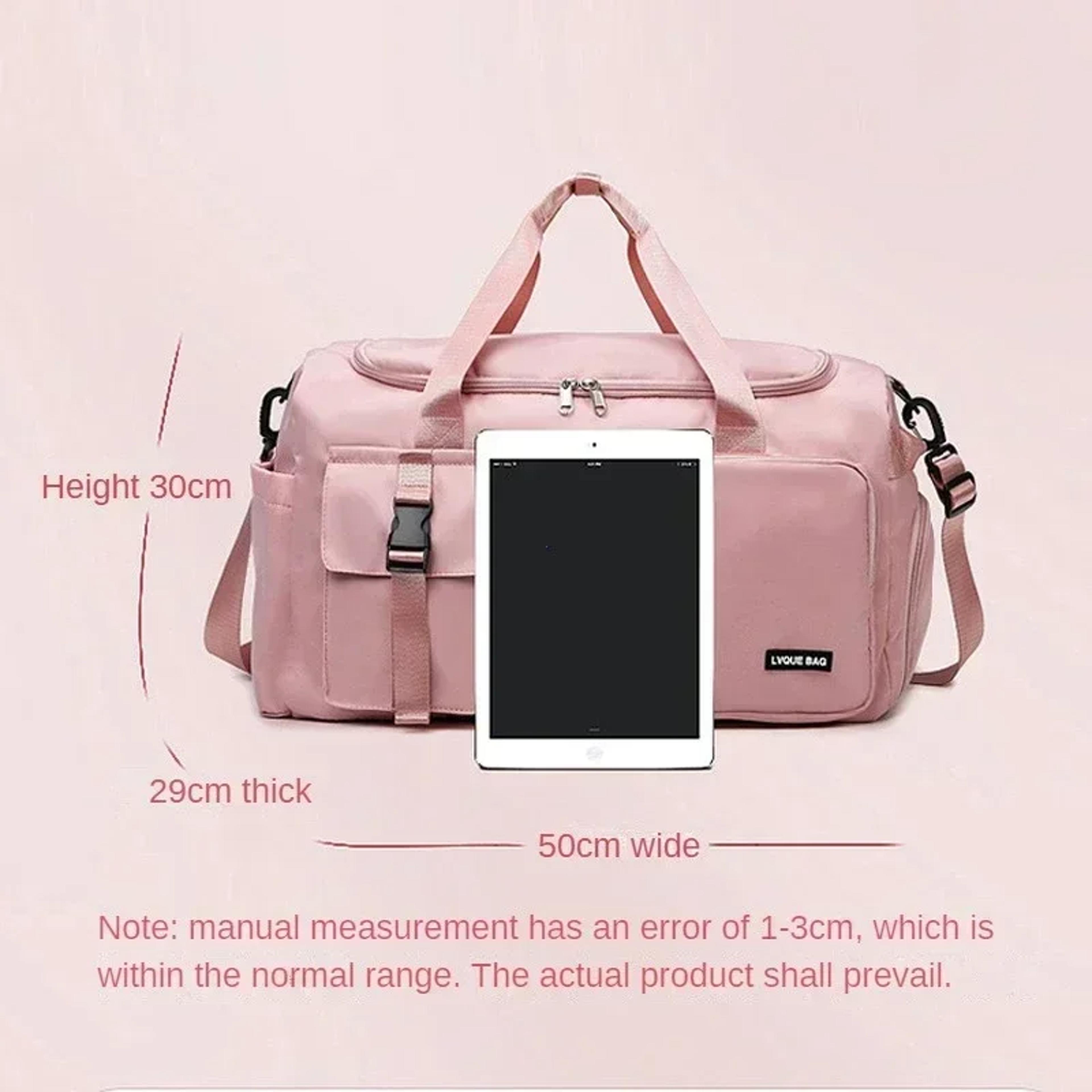 Women Dry Wet Gym Bag Travel Weekender Duffel Shoulder Crossbody Bag 2