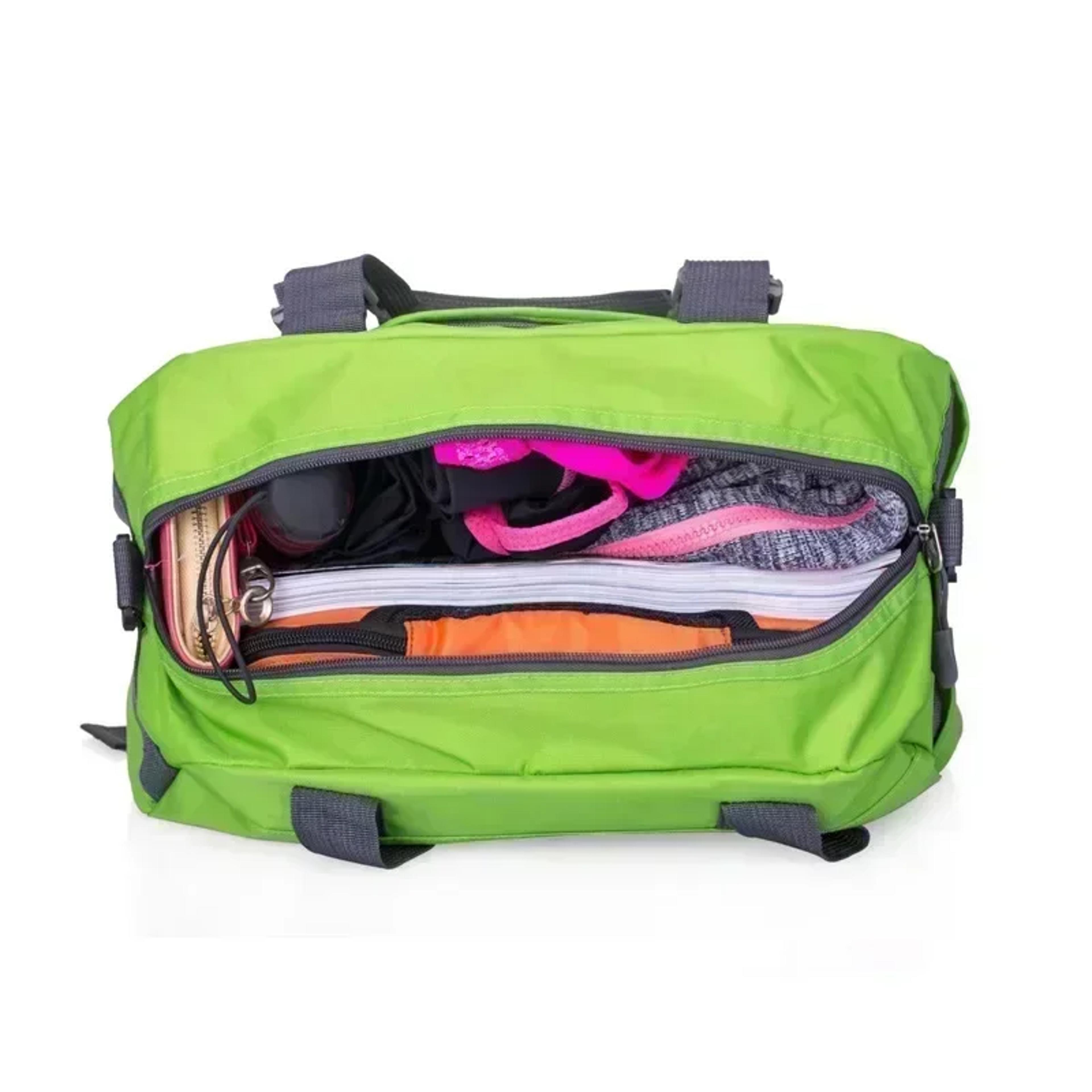 Waterproof Women Gym Bag Nylon Yoga Travel Duffel Shoulder Crossbody Bag 6