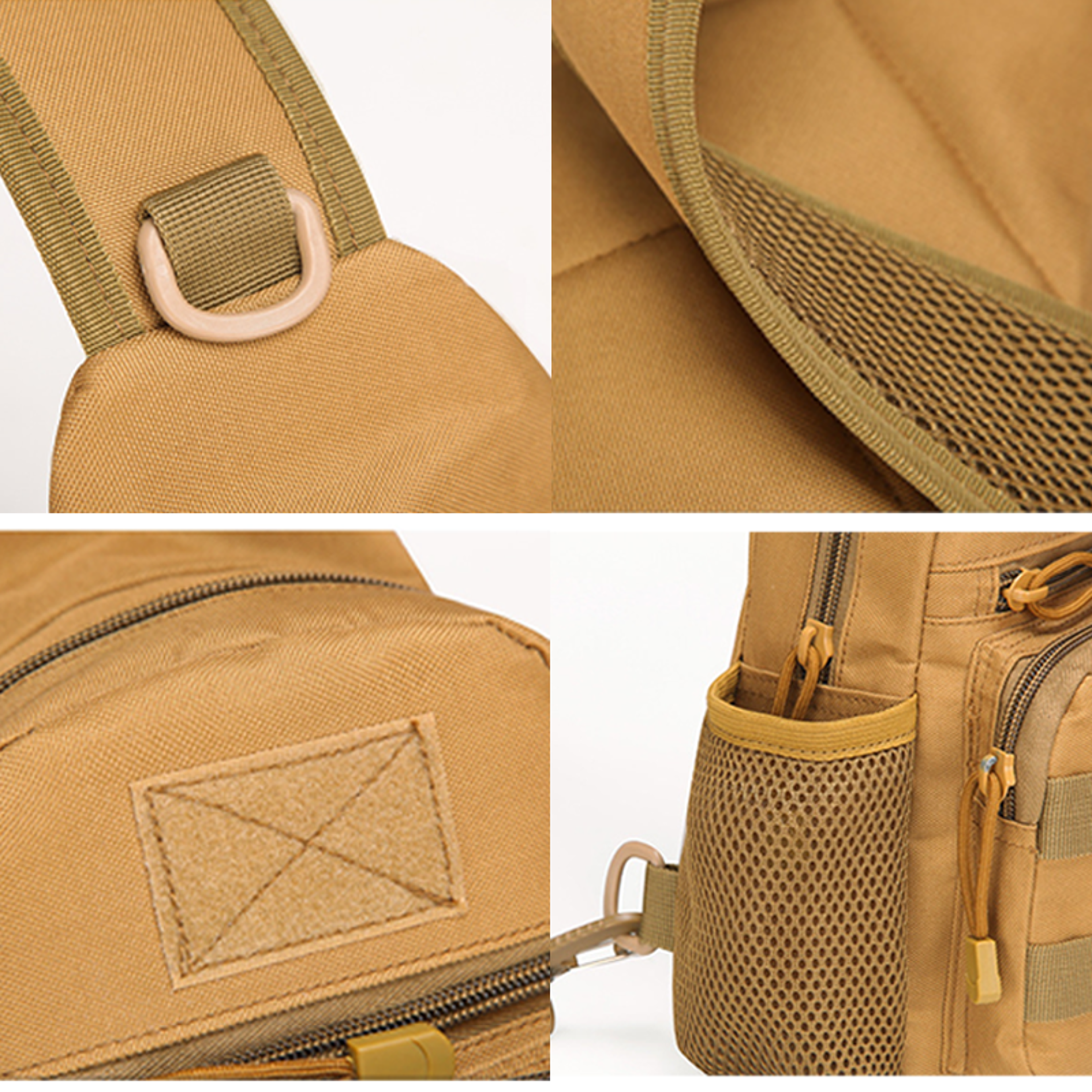 Tactical Sling Bag Nylon Hiking Chest Shoulder Pack For Men 5
