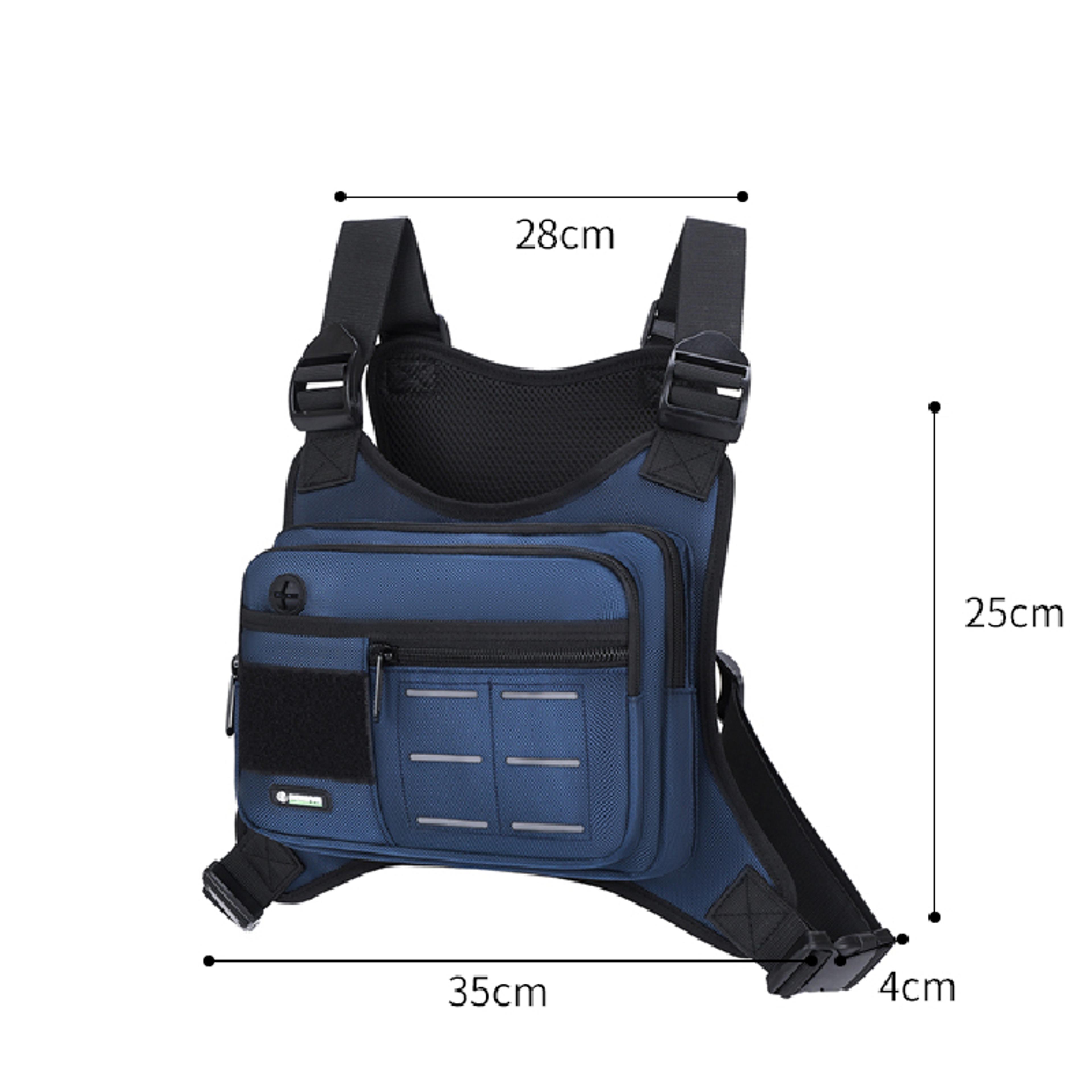 Lightweight Tactical Chest Rig Bag Outdoor Hiking Chest Pack For Streetwear 13