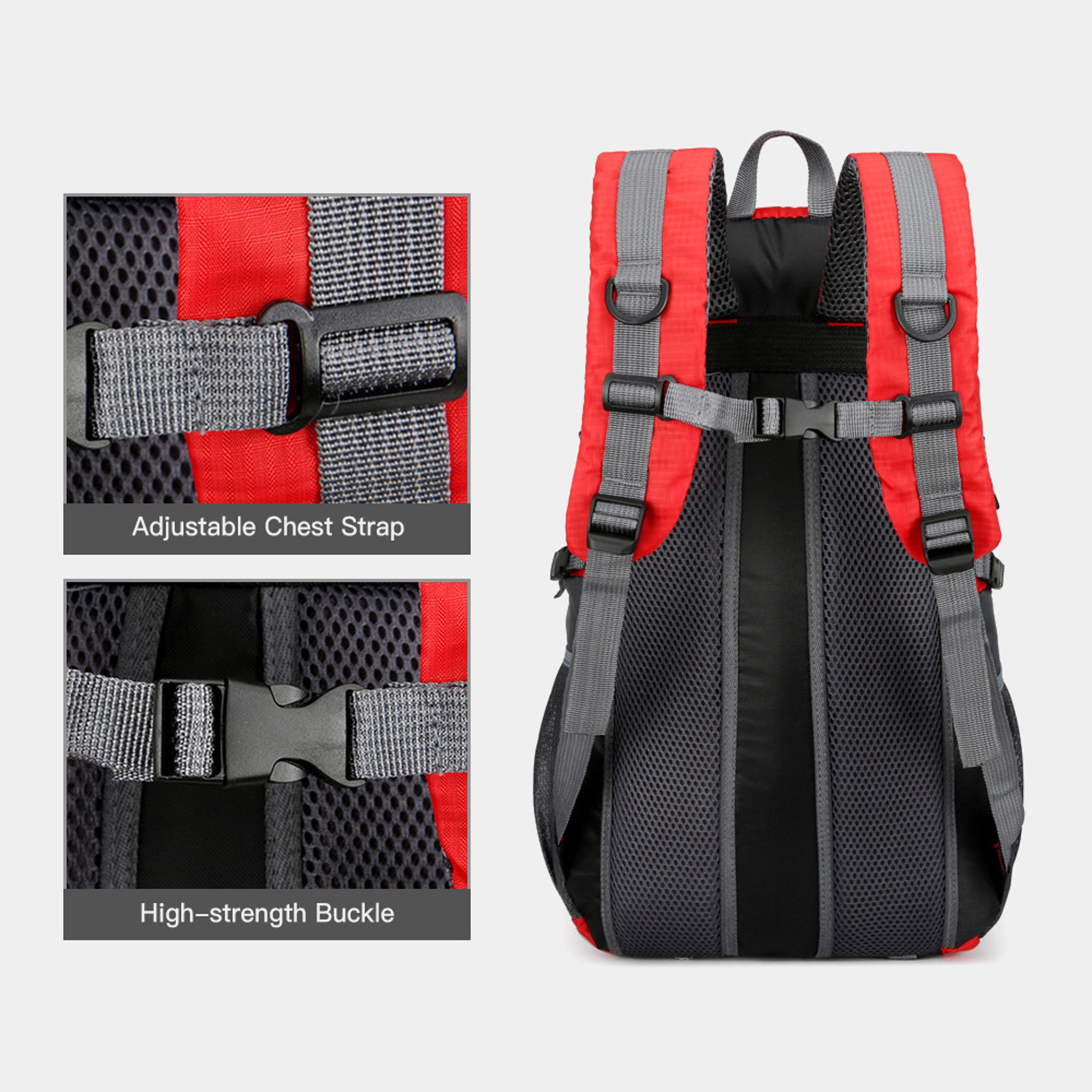 Lightweight Waterproof Hiking Backpack For Trekking Camping And Travel 5