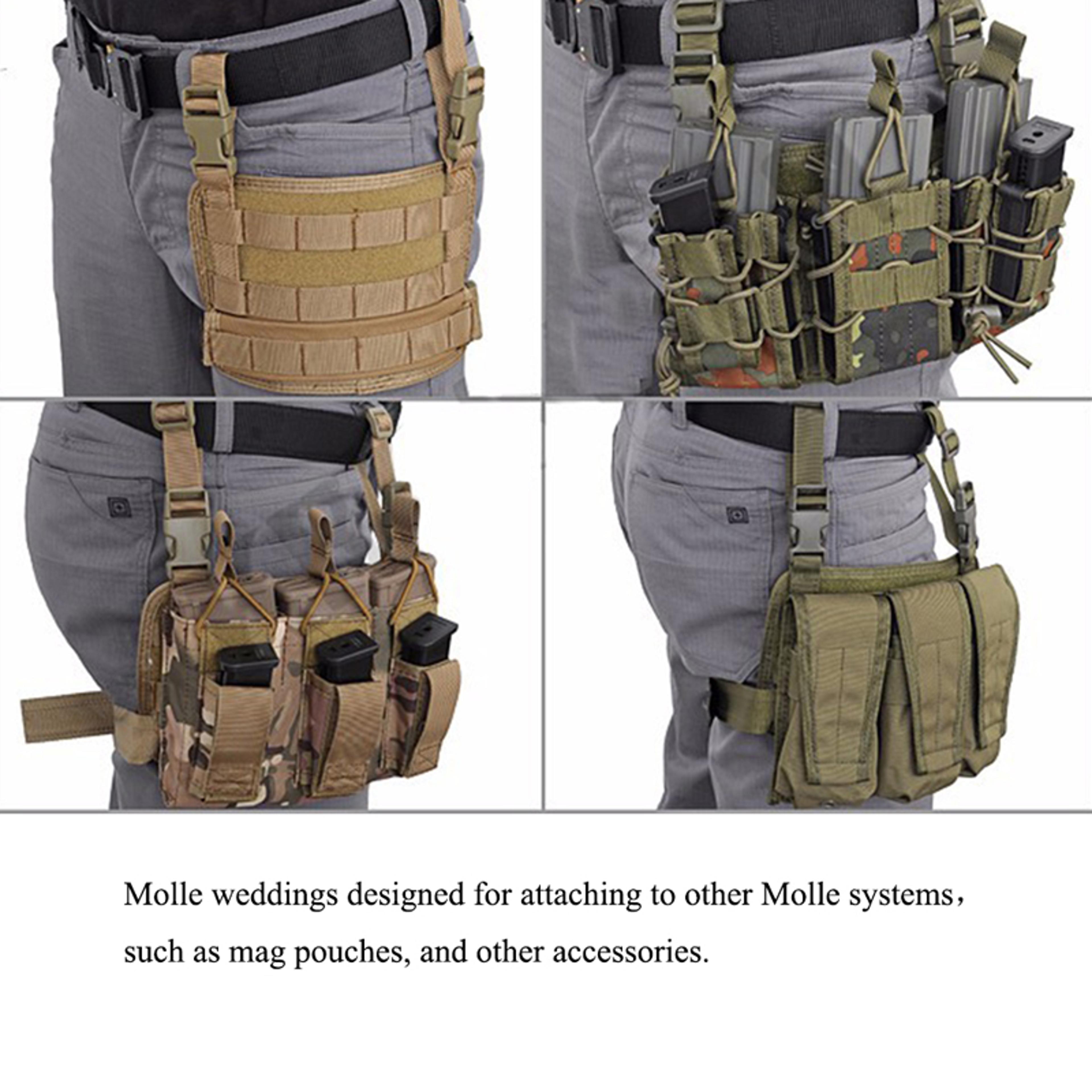 Drop Leg Platform Adjustable Thigh Panel Utility Gear Rig 4