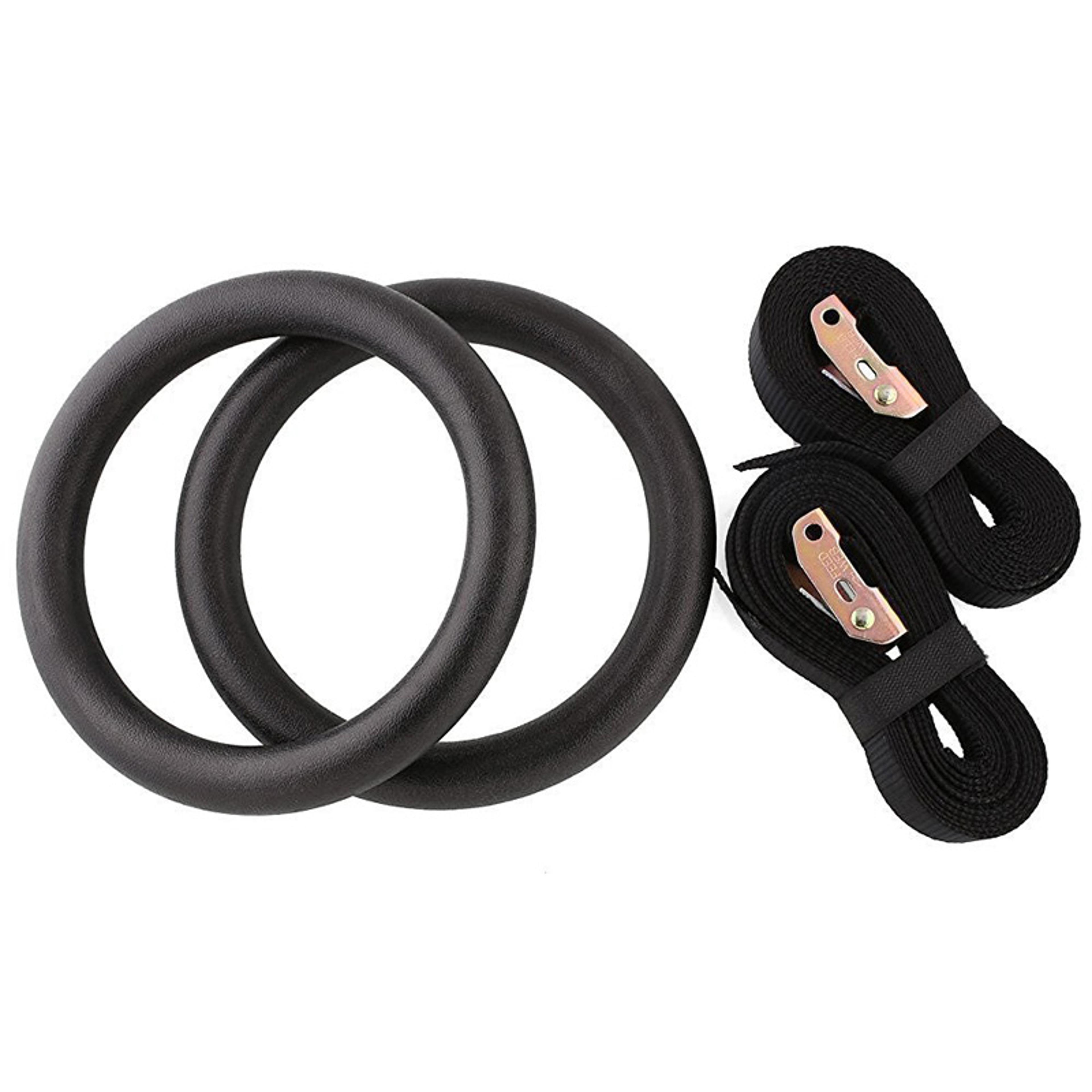 Gymnastic Rings With Adjustable Straps For Pull Ups Strength Training And Calisthenics 4