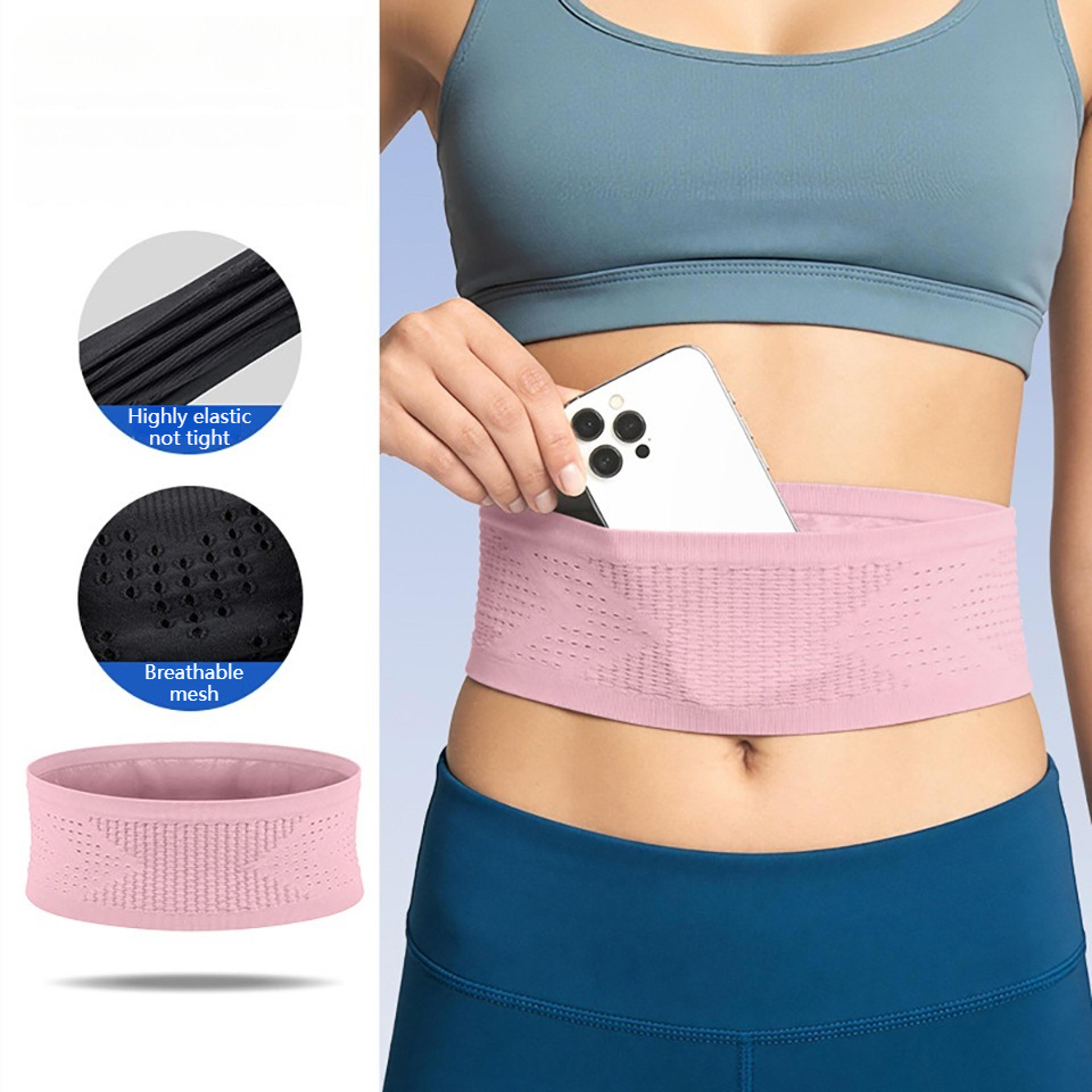 Breathable Running Waist Bag Invisible Elastic Phone Fitness Belt 8