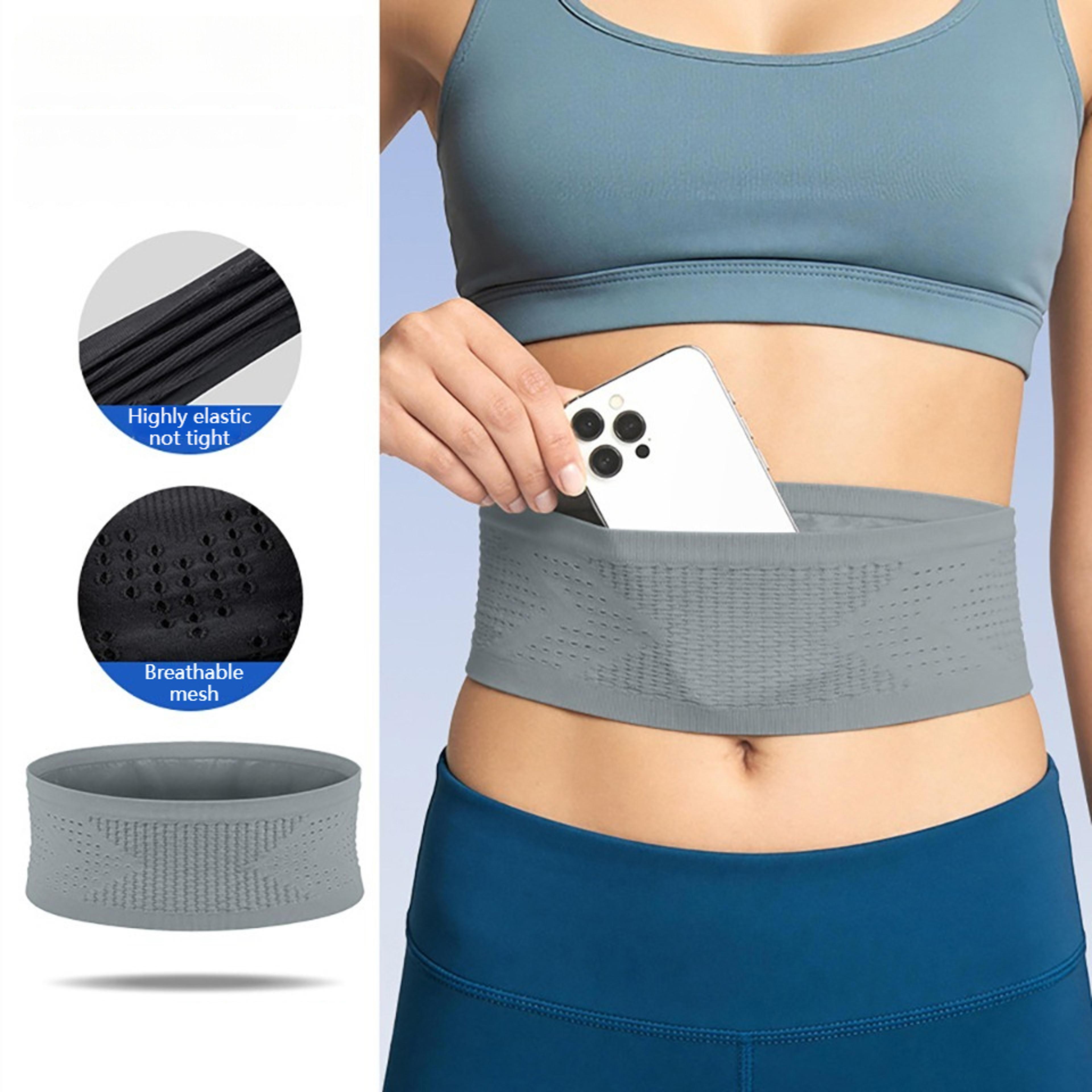 Breathable Running Waist Bag Invisible Elastic Phone Fitness Belt 10