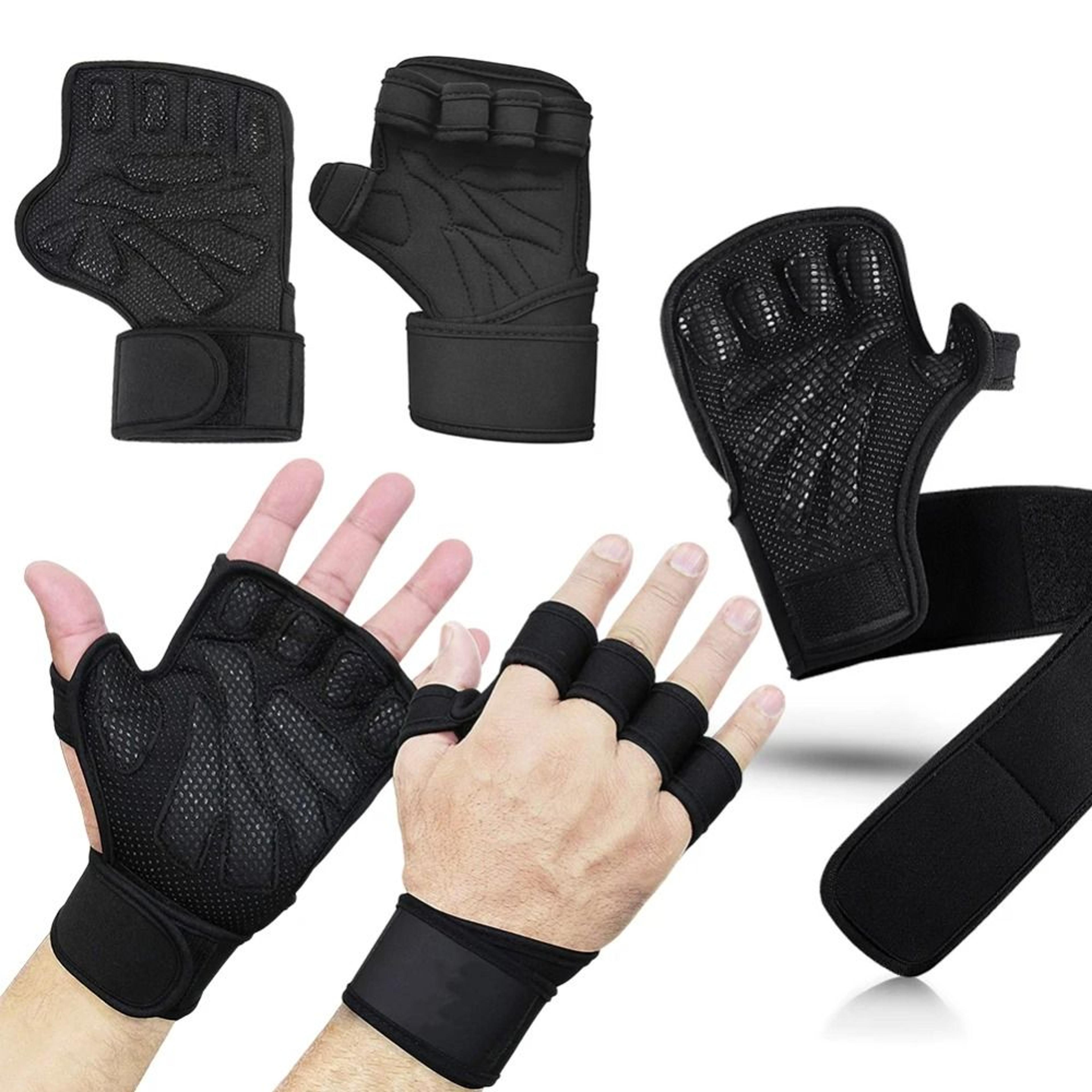 Breathable Non Slip Palm Protector Workout Grip Pads For Weightlifting And Pull Ups 4