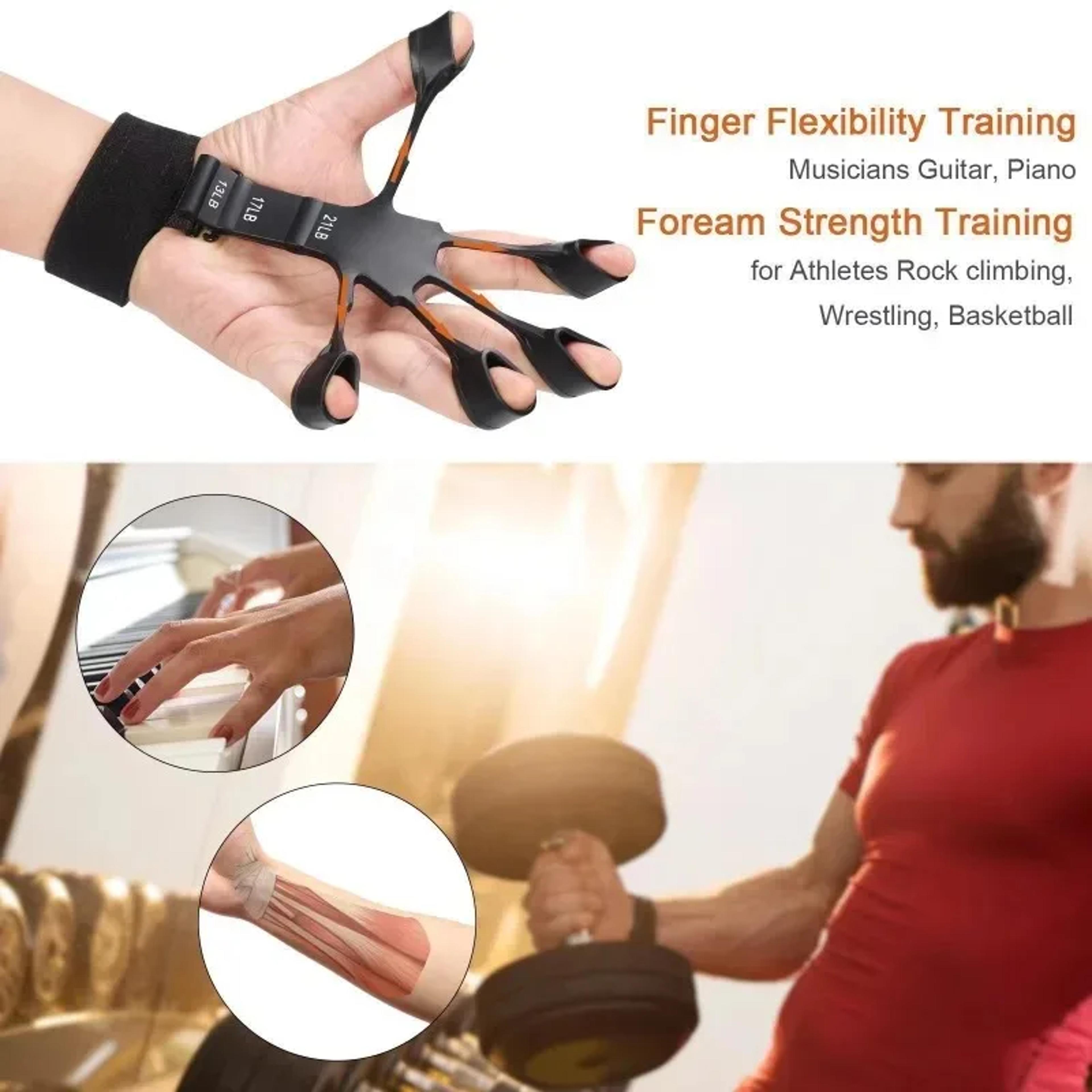 Adjustable Hand Grip Strengthener Finger Exerciser And Forearm Training Kit 2