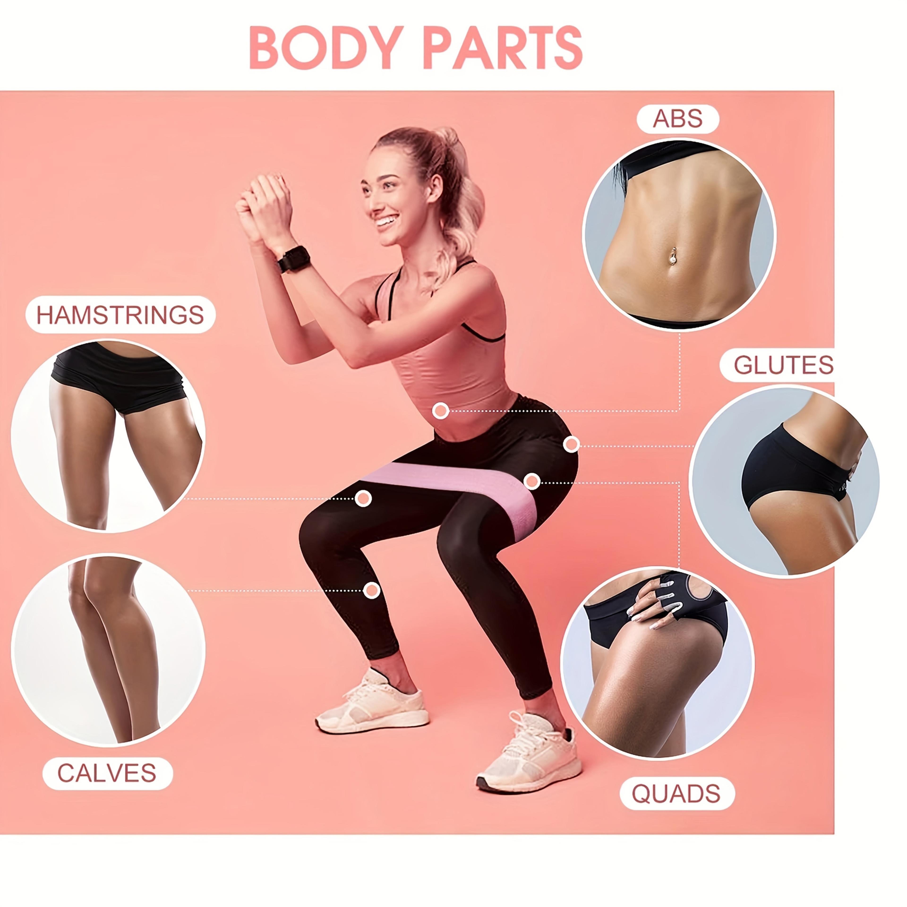 Fabric Resistance Booty Bands For Glute Hip And Thigh Workout Training 3