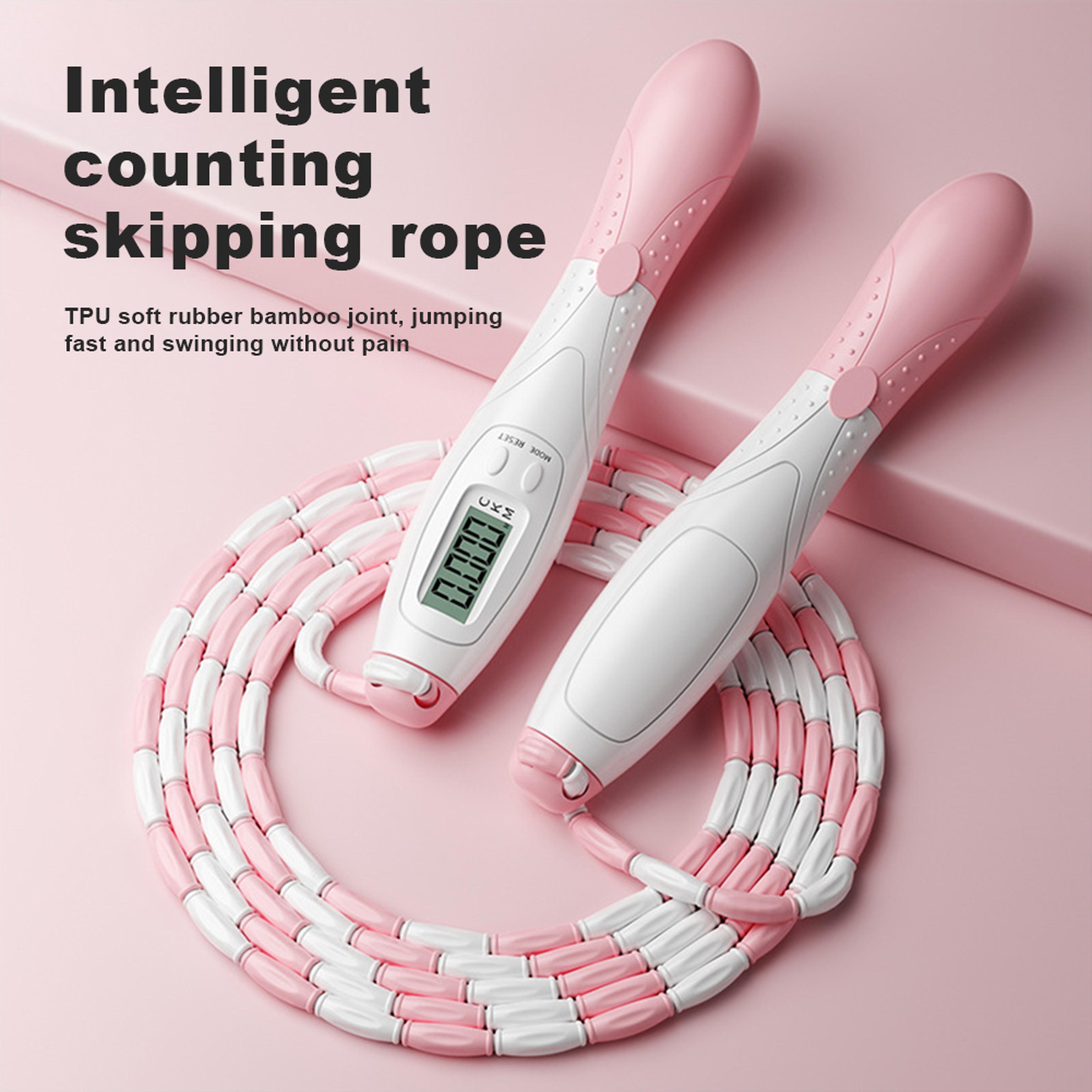 Adjustable Beaded Jump Rope With Counter For Kids Adults Fitness Training 5