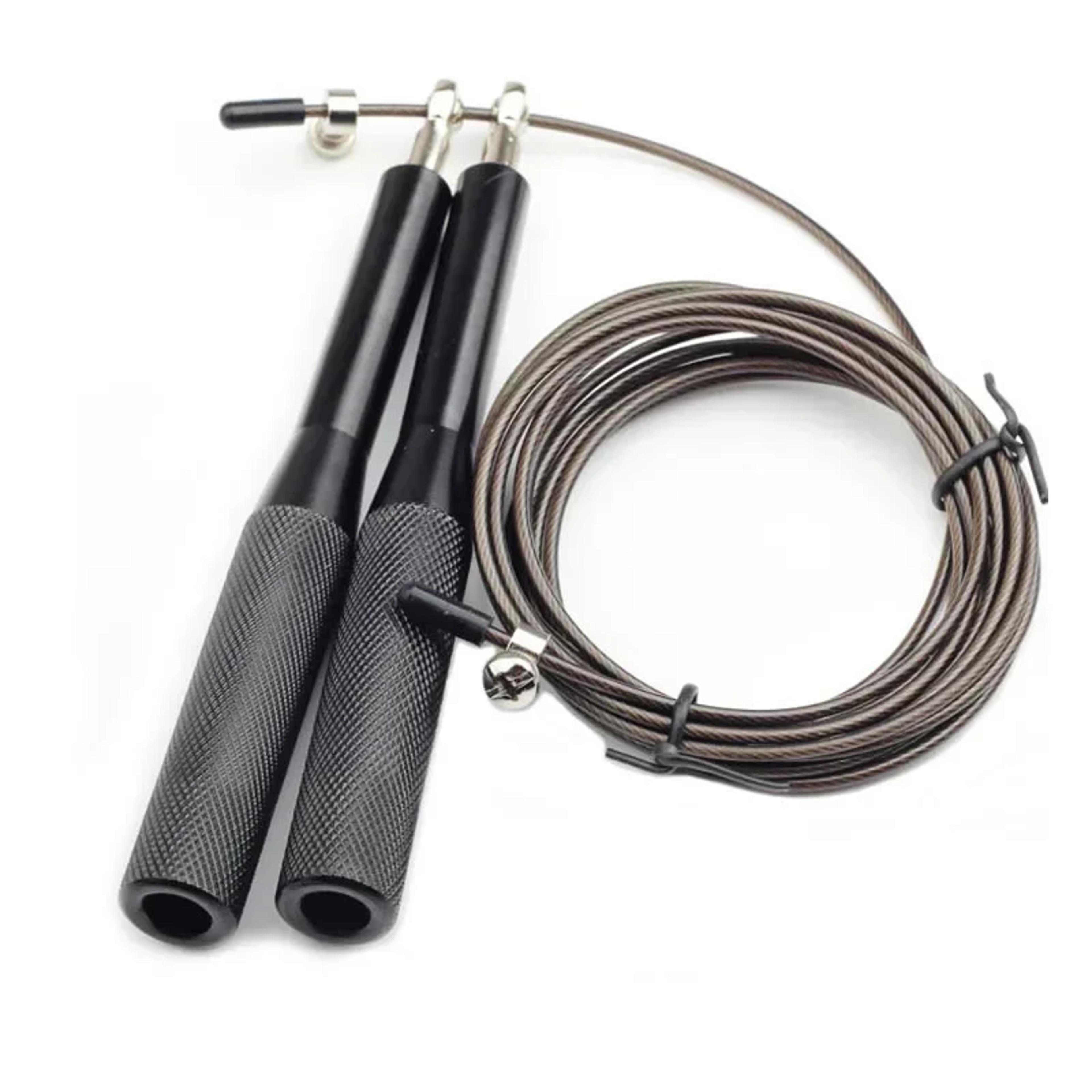 Adjustable Steel Cable Speed Jump Rope With Aluminum Handles For Fitness Training 1