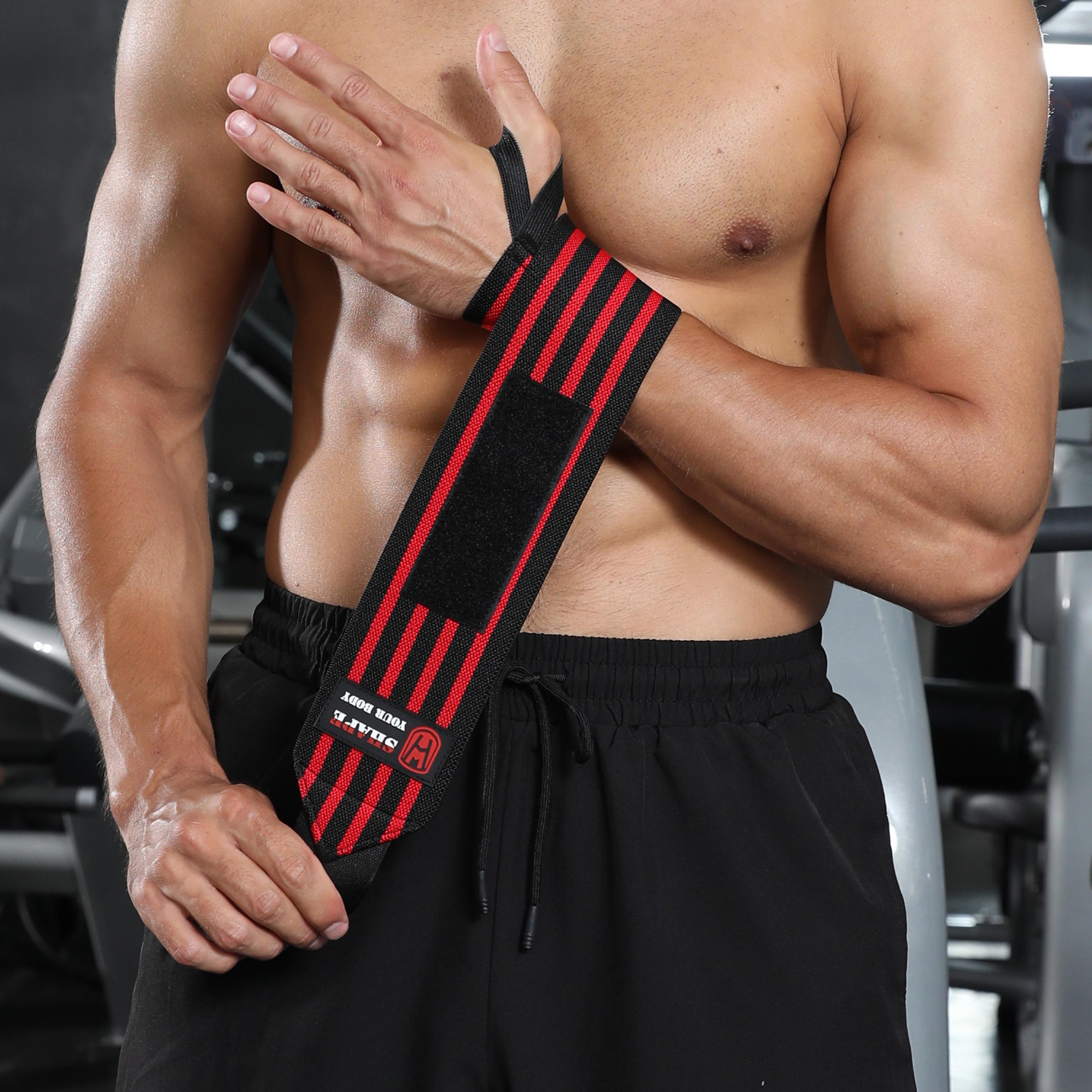 Pro Weightlifting Wrist Wraps Gym Wrist Support Straps For Strength Training 5