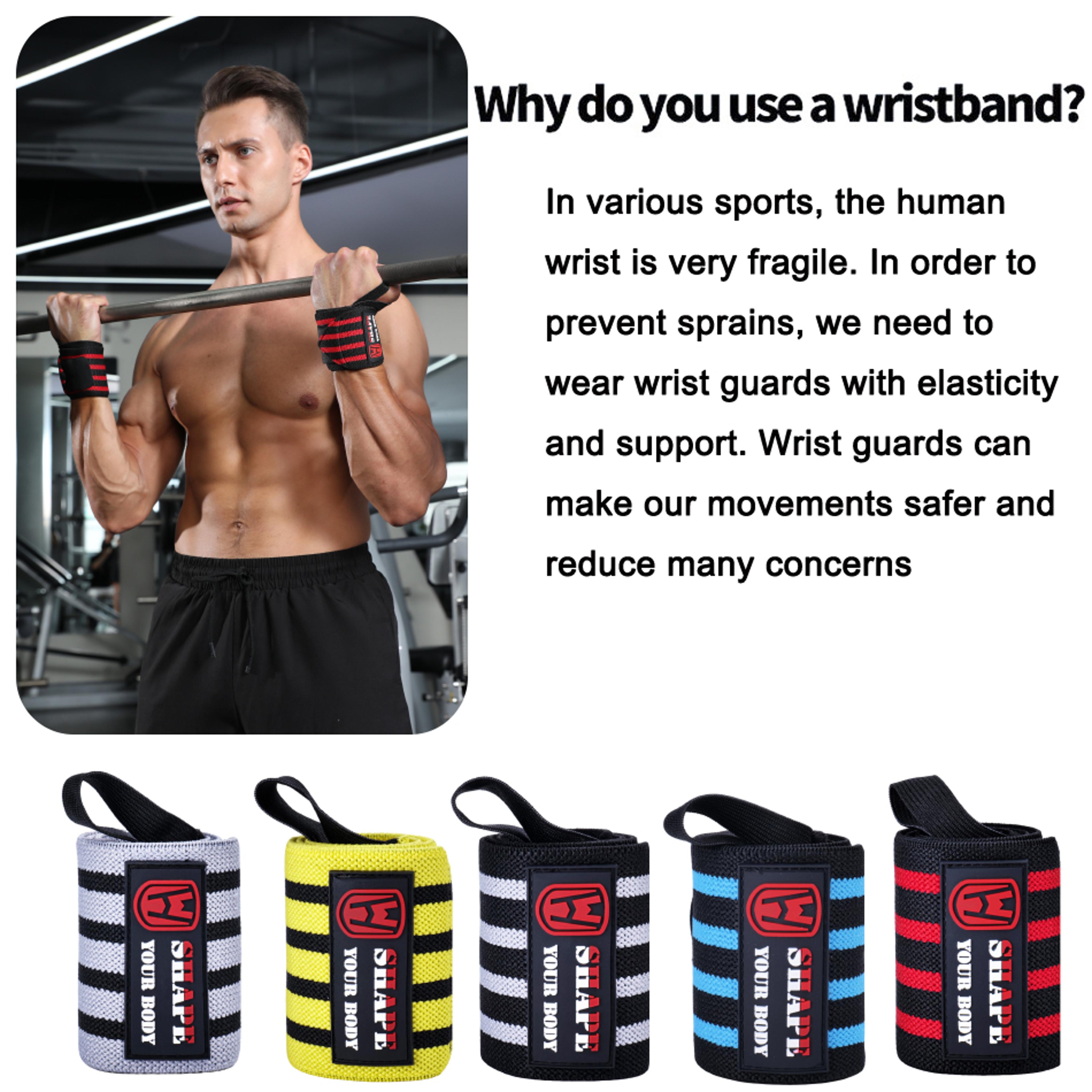 Pro Weightlifting Wrist Wraps Gym Wrist Support Straps For Strength Training 7