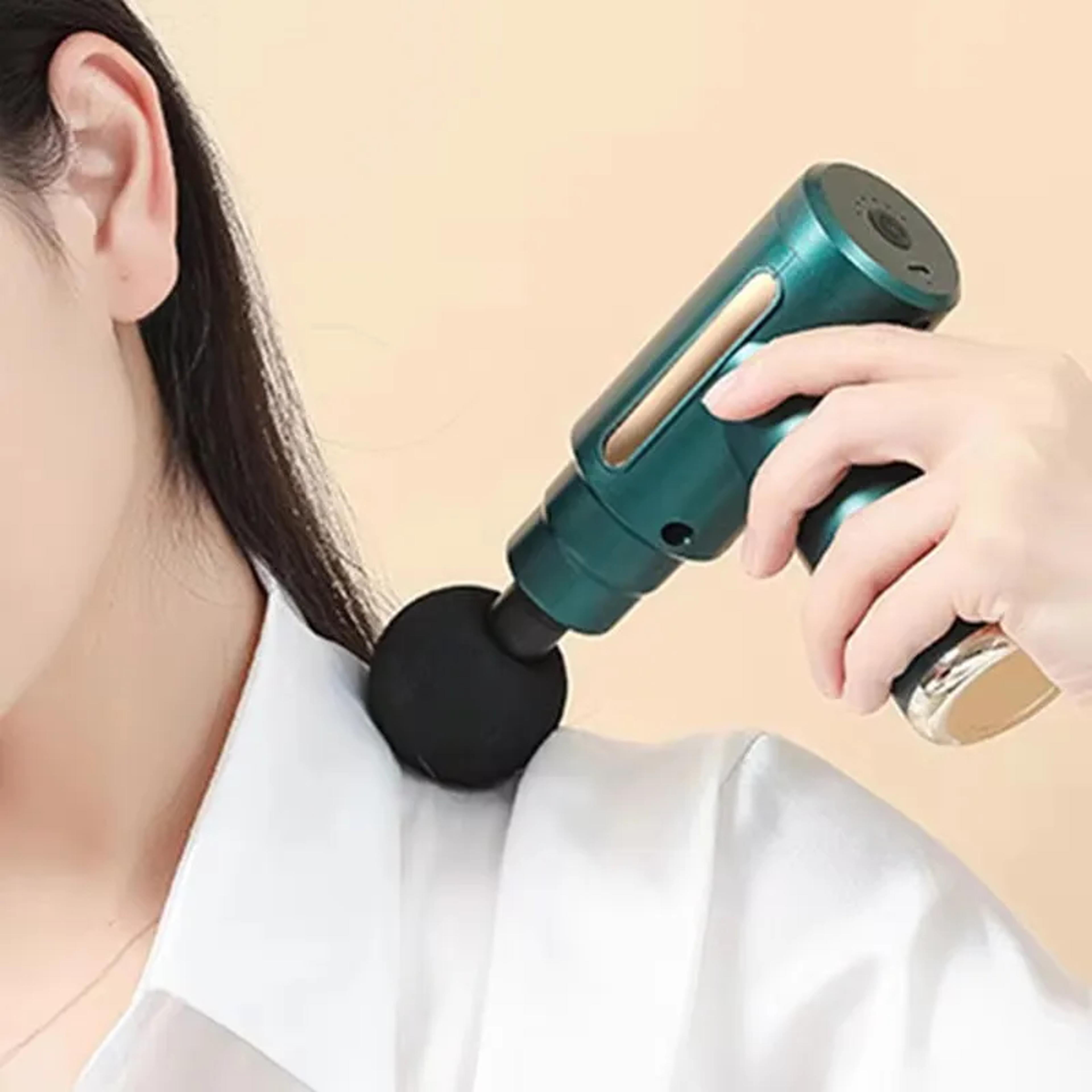 Portable Deep Tissue Mini Massage Gun Adjustable Muscle Recovery Massager 1