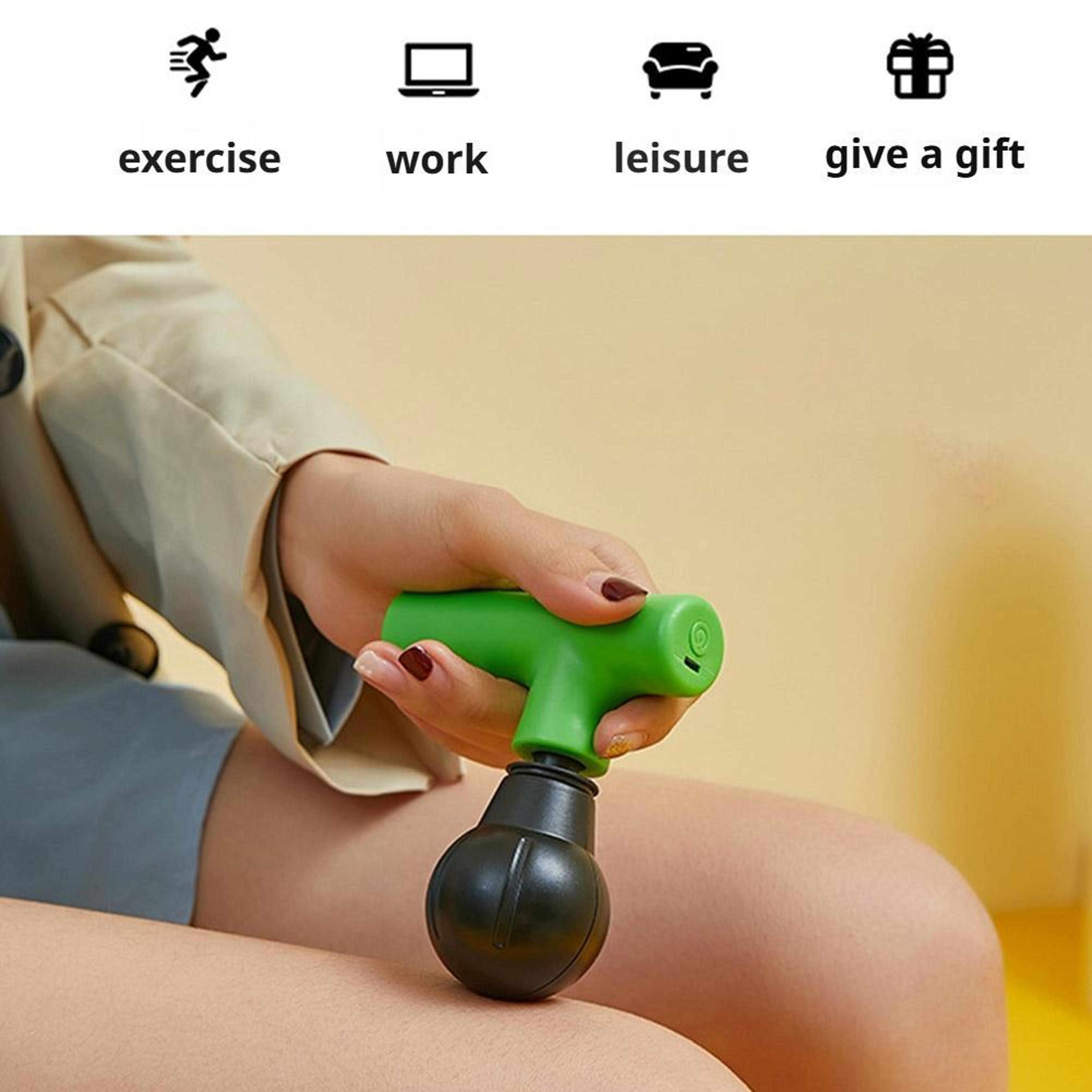 Portable Mini Massage Gun Deep Tissue Muscle Recovery Massager 4