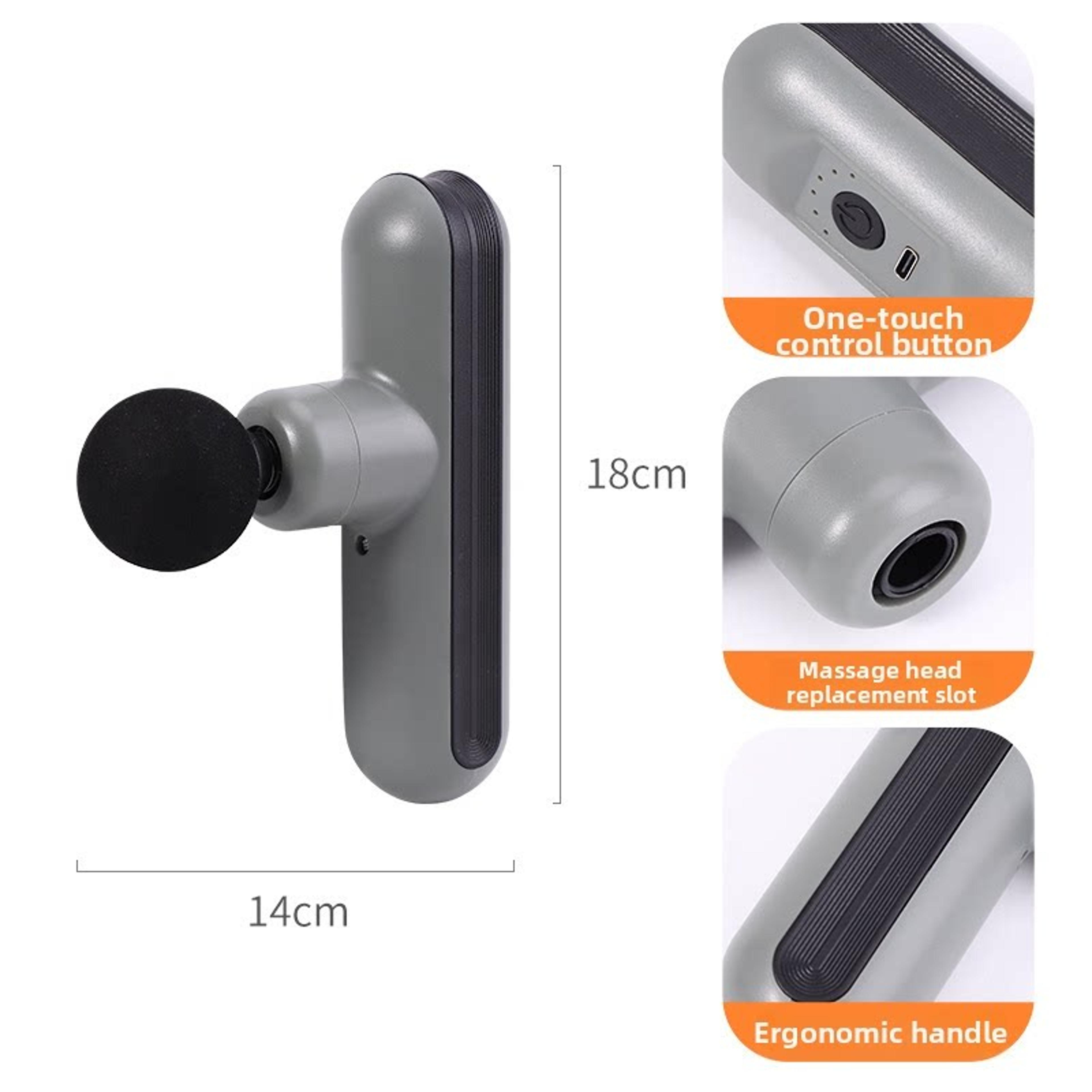 Portable Mini Massage Gun Deep Tissue Percussion Muscle Massager 3