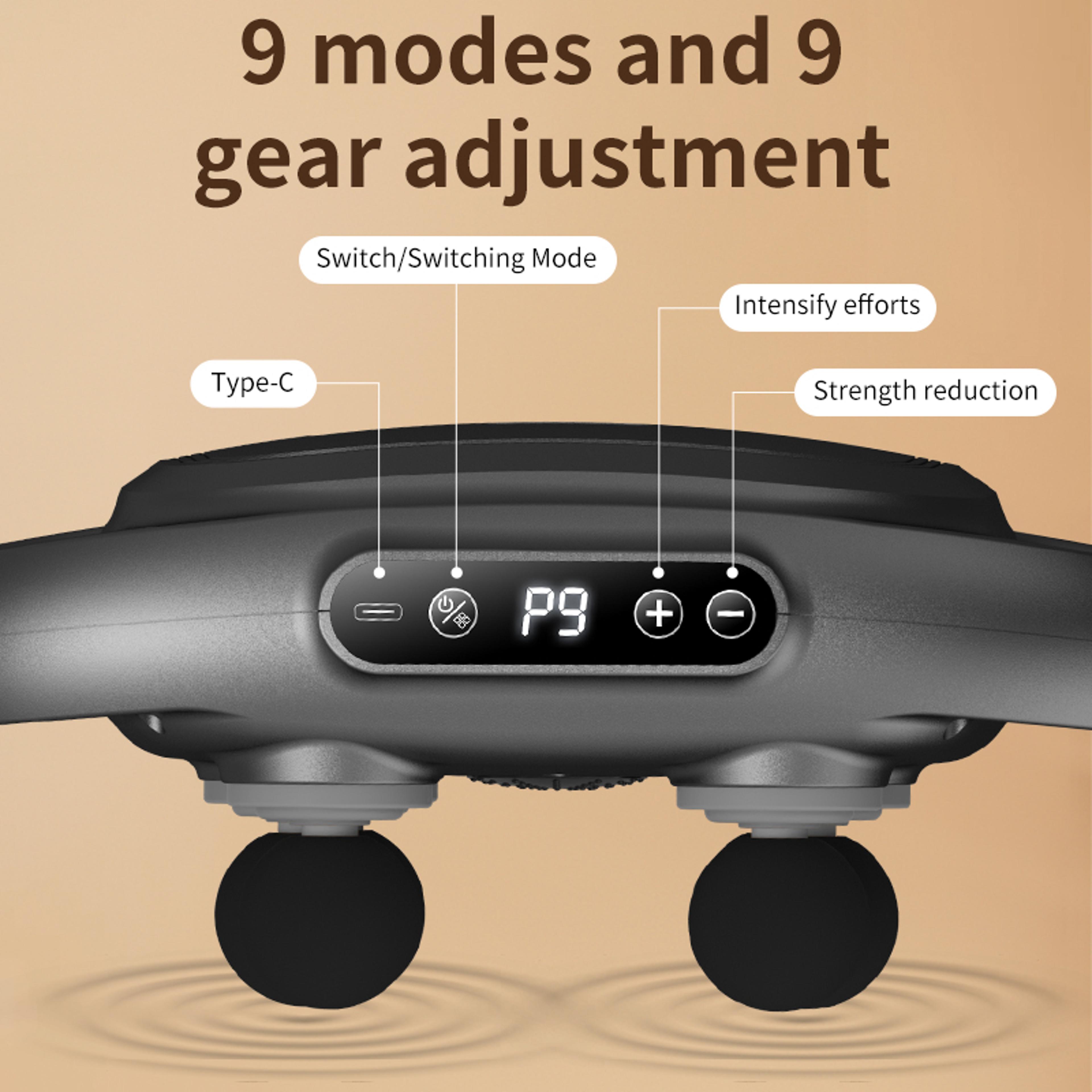 Deep Tissue Massage Gun With Heads Rechargeable Muscle Massager 2