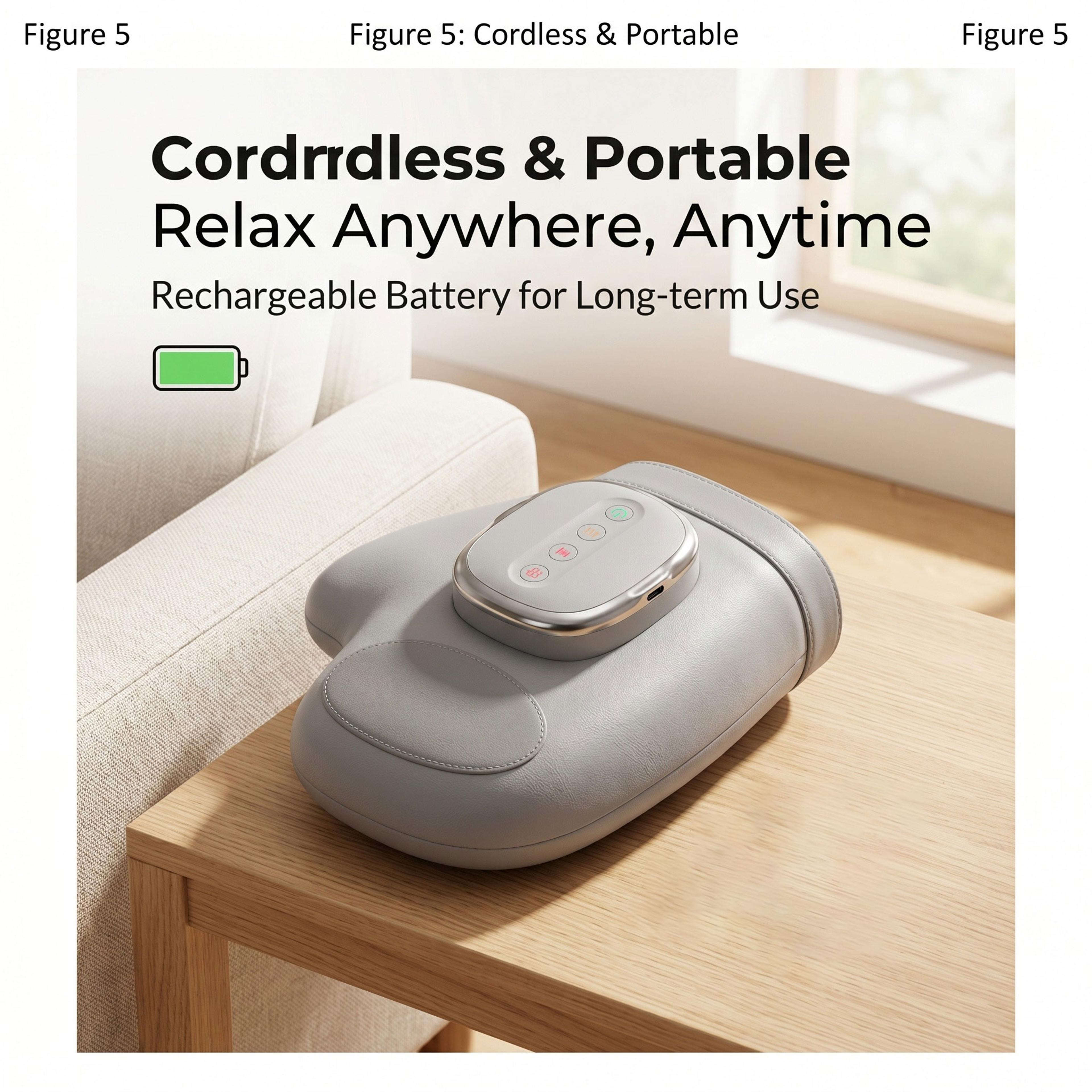 Air Compression Hand Massager With Heat And Vibration For Finger Palm And Wrist Relaxation 4