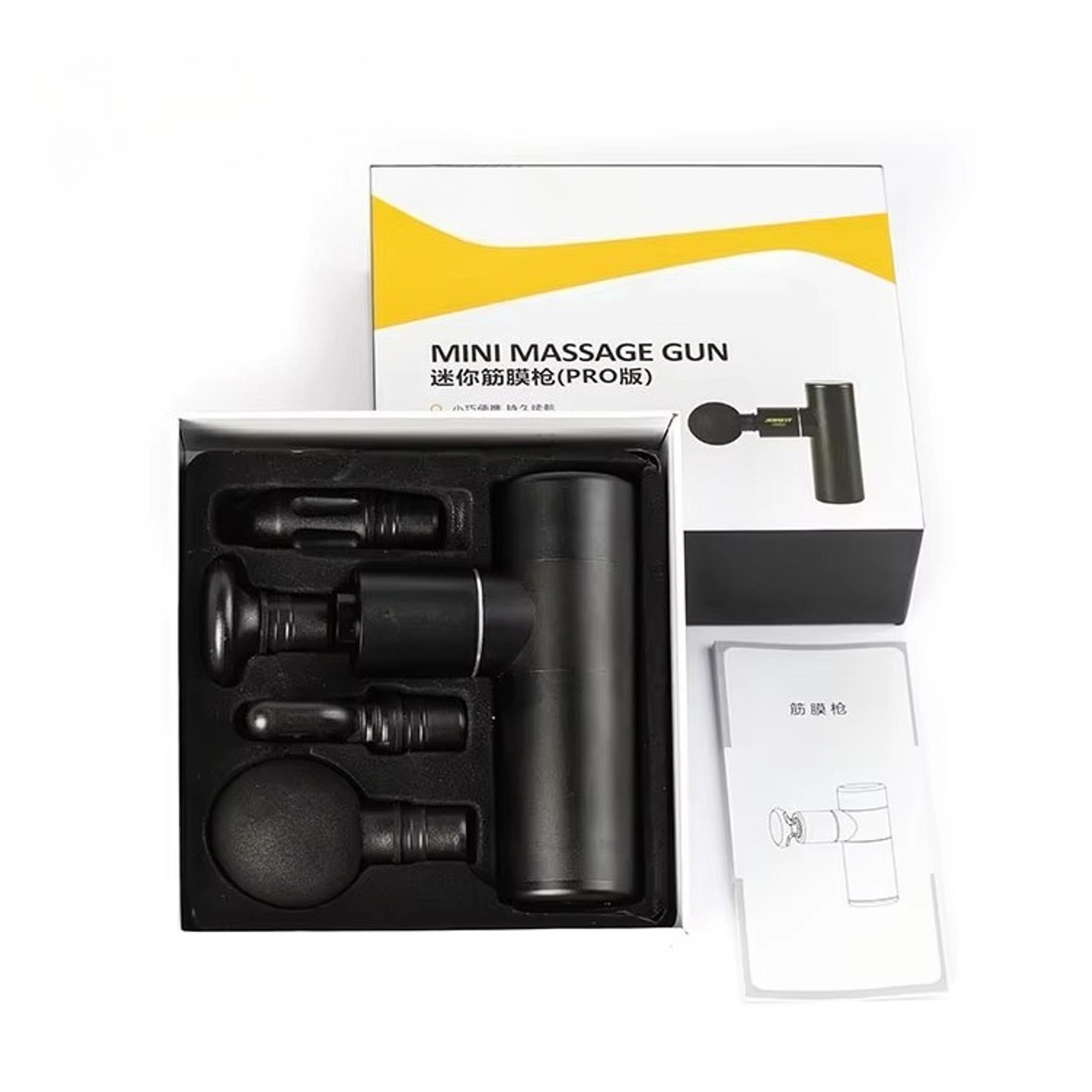 Mini Massage Gun Deep Tissue Muscle Massager Portable Fascia Relief 4