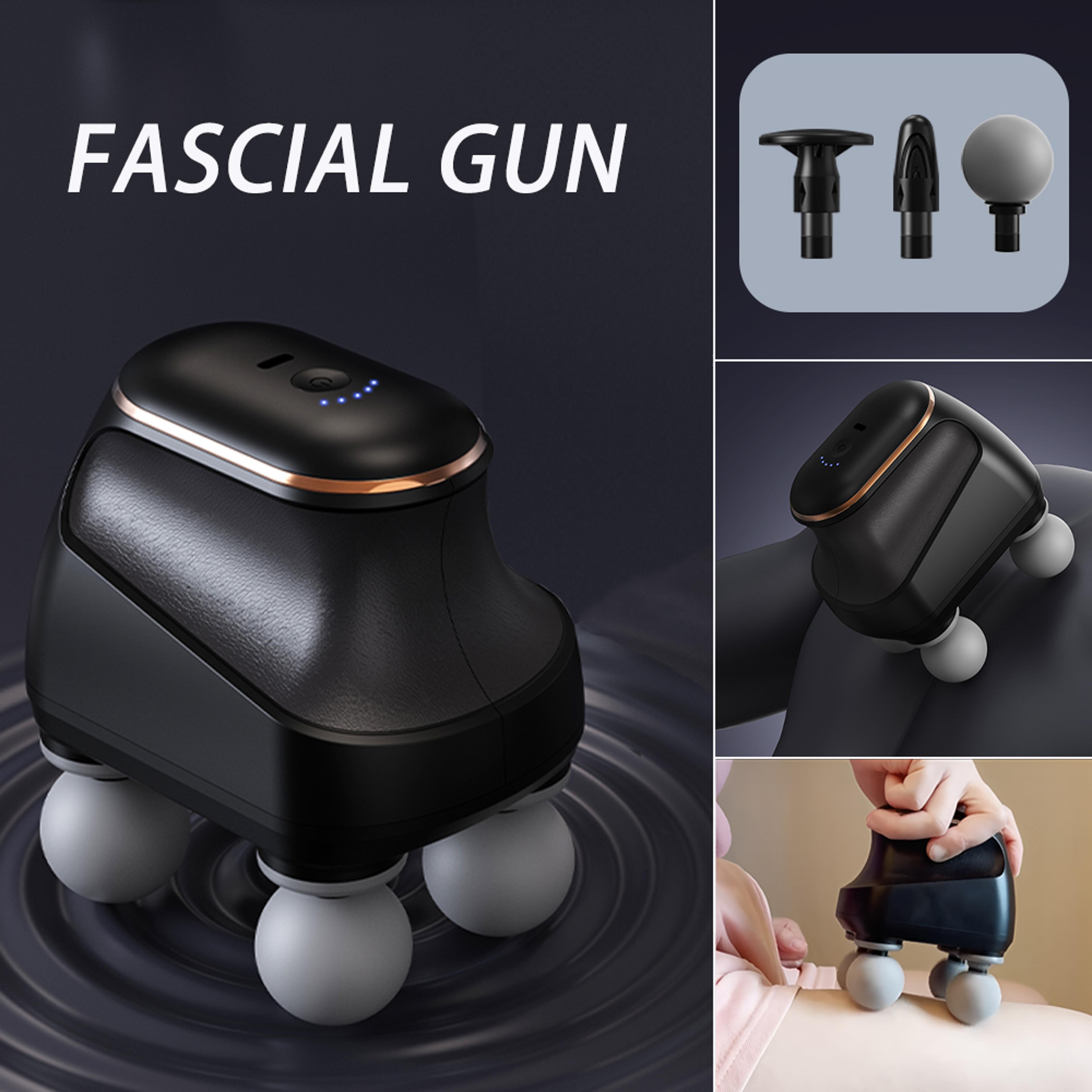 Portable Deep Tissue Massage Gun High Frequency Muscle Recovery Massager With Heads 1