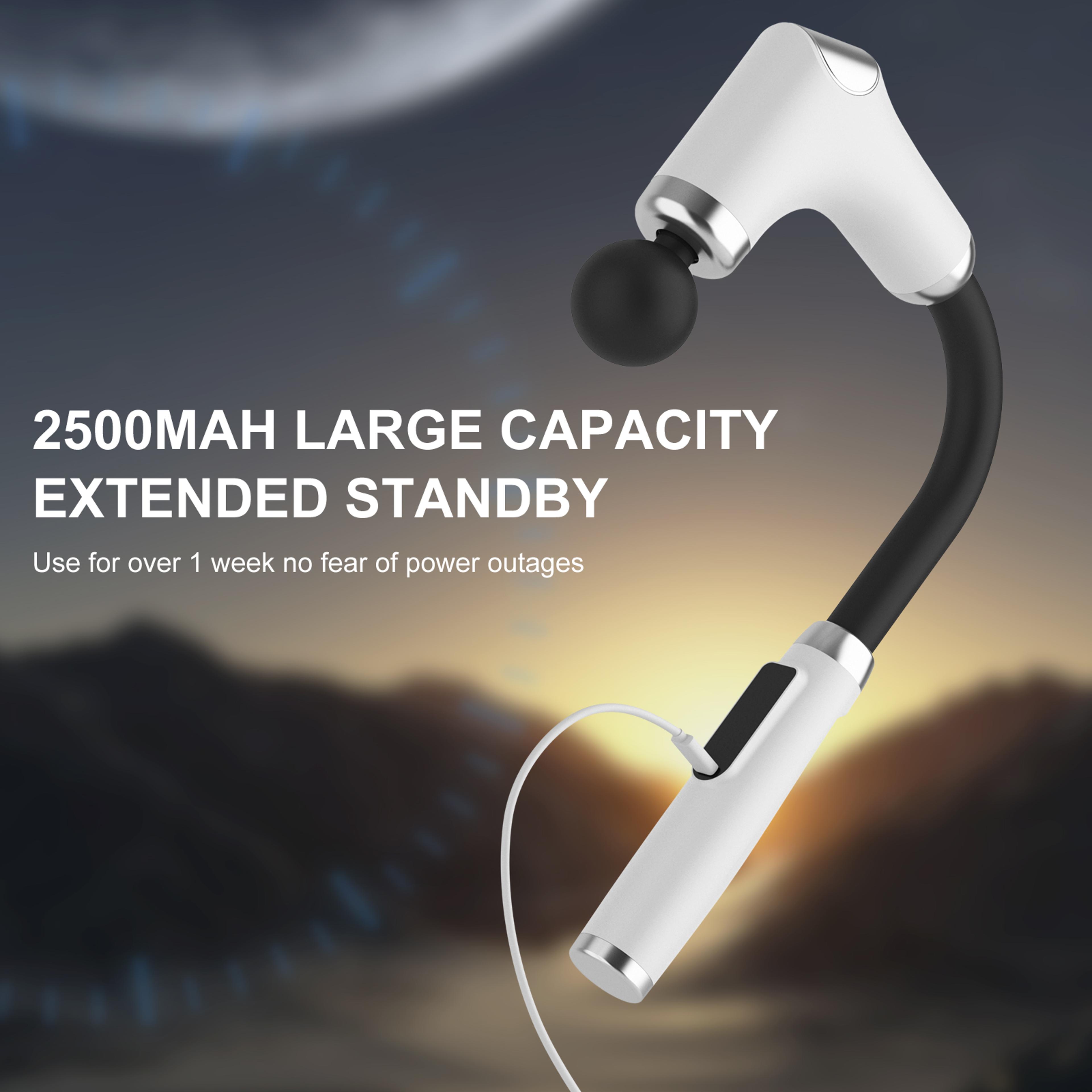 Long Handle Deep Tissue Massage Gun For Back Neck Shoulders And Full Body Muscle Relaxation 4