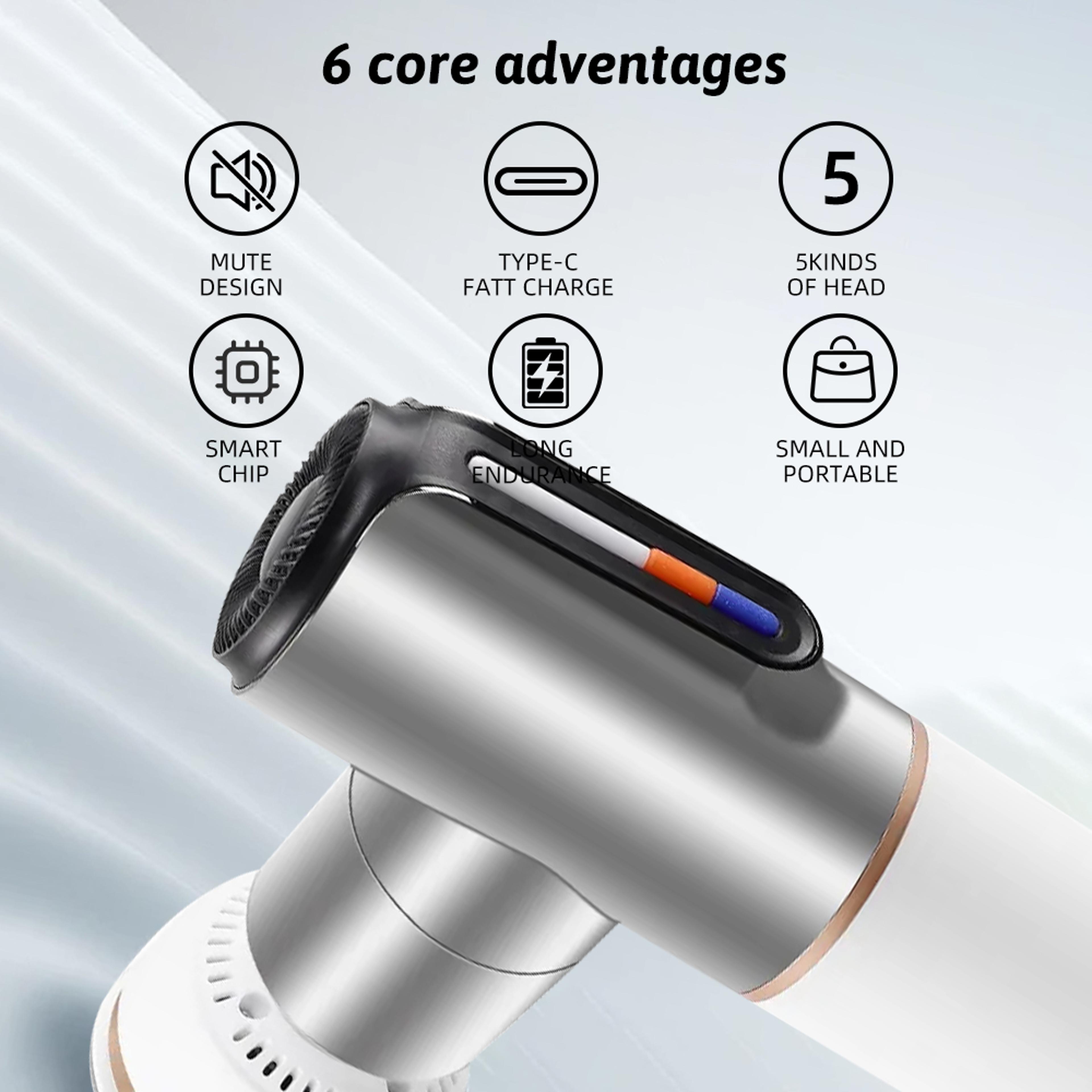 Professional Deep Tissue Massage Gun Dual Percussion Muscle Recovery Massager 4