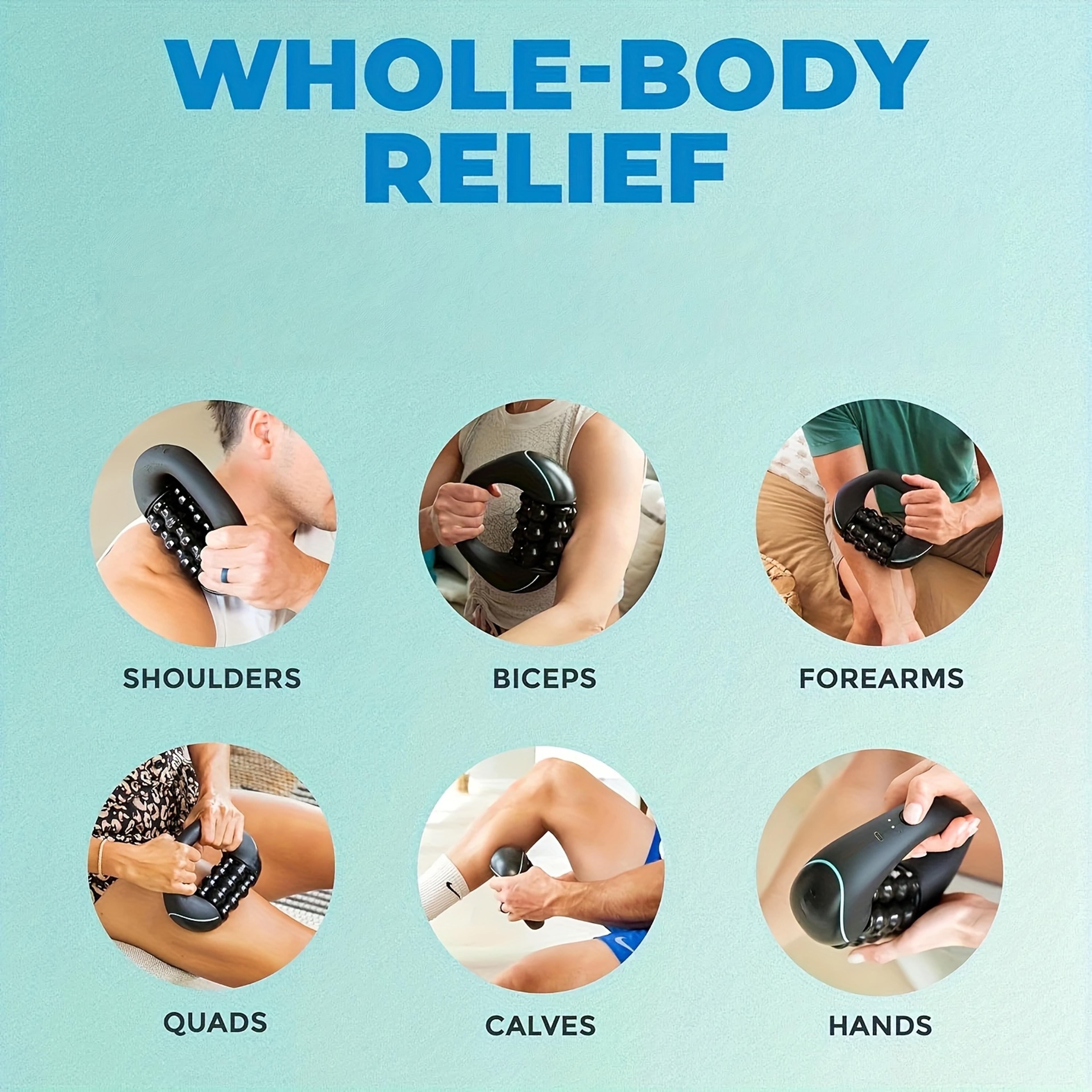 Electric Massage Roller Handheld Muscle Relaxation Body Massager 6
