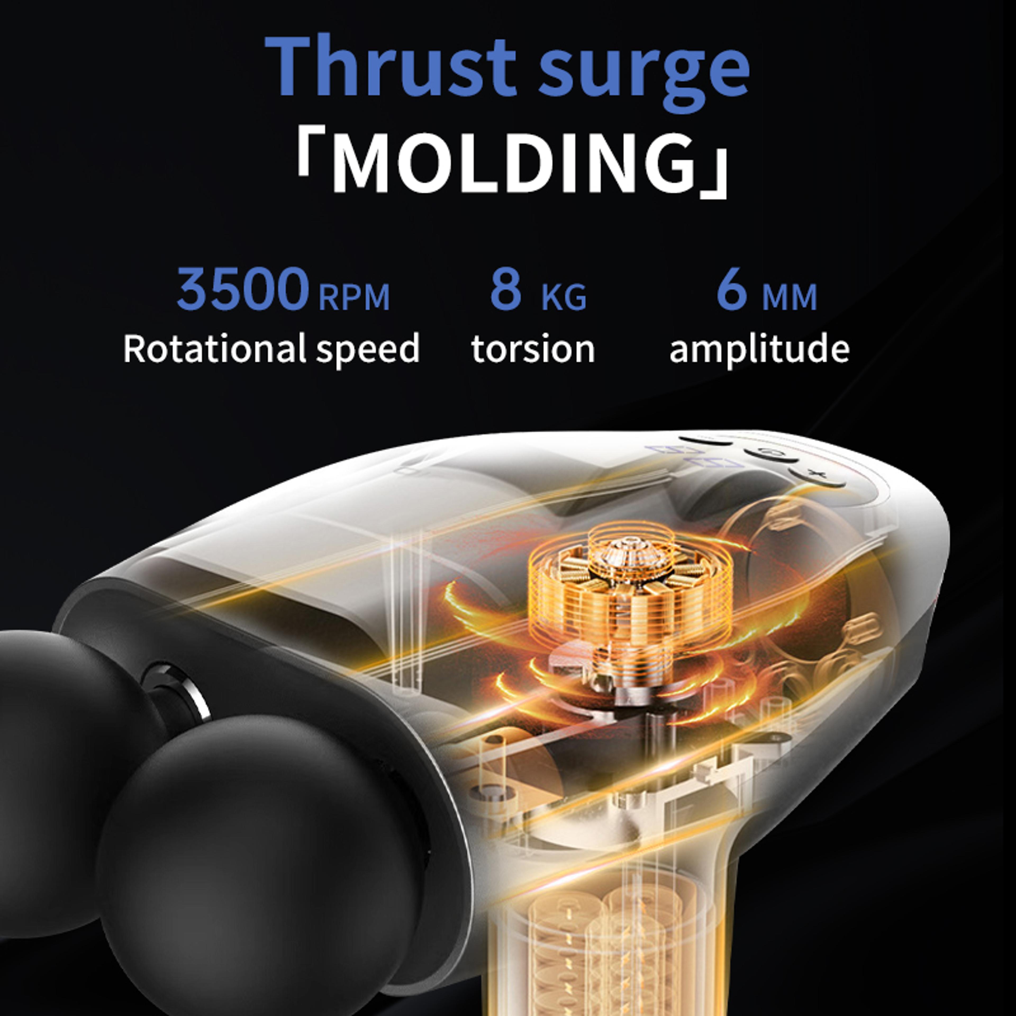 Dual Head Deep Tissue Massage Gun Percussion Muscle Massager For Athletes 4