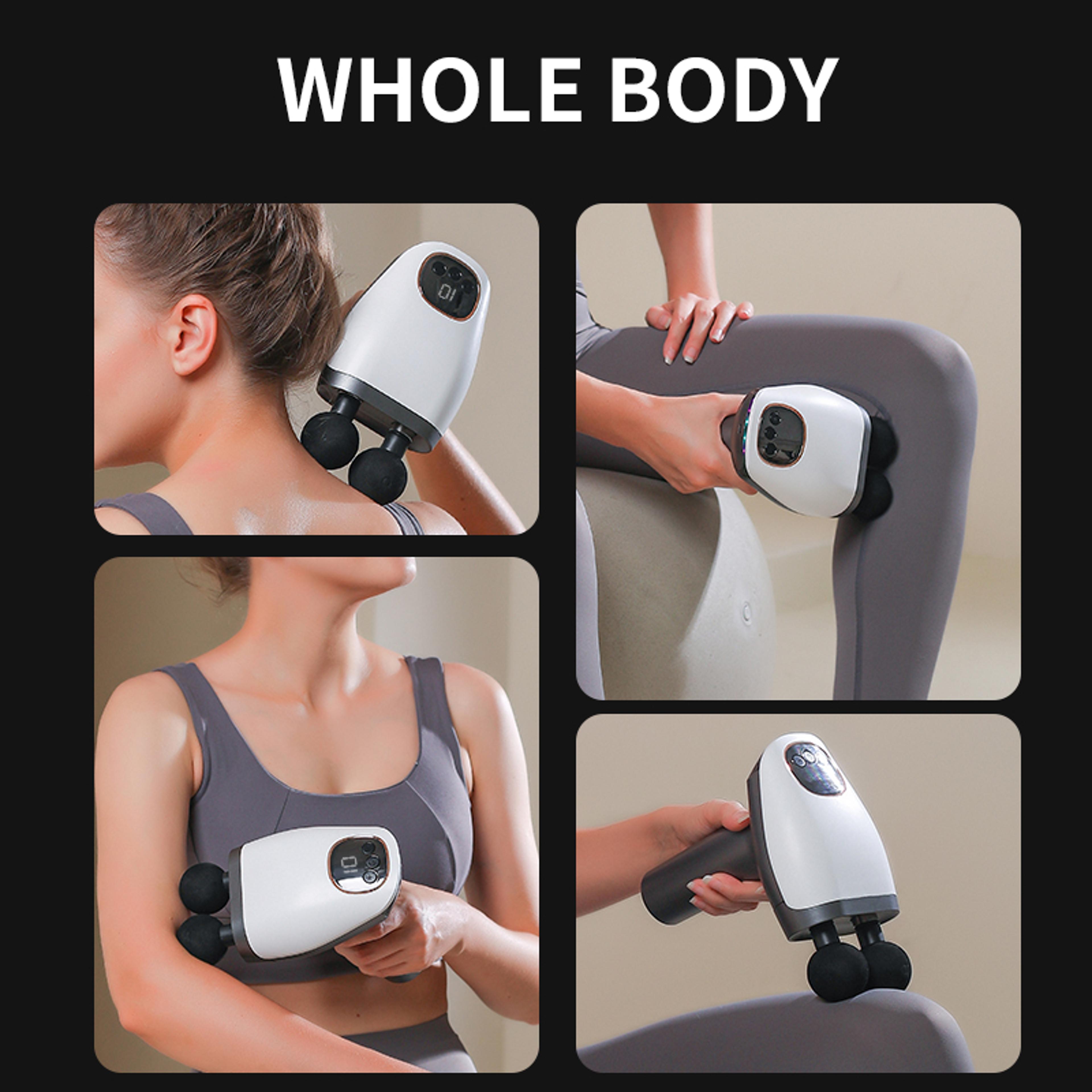 Dual Head Deep Tissue Massage Gun Percussion Muscle Massager For Athletes 5