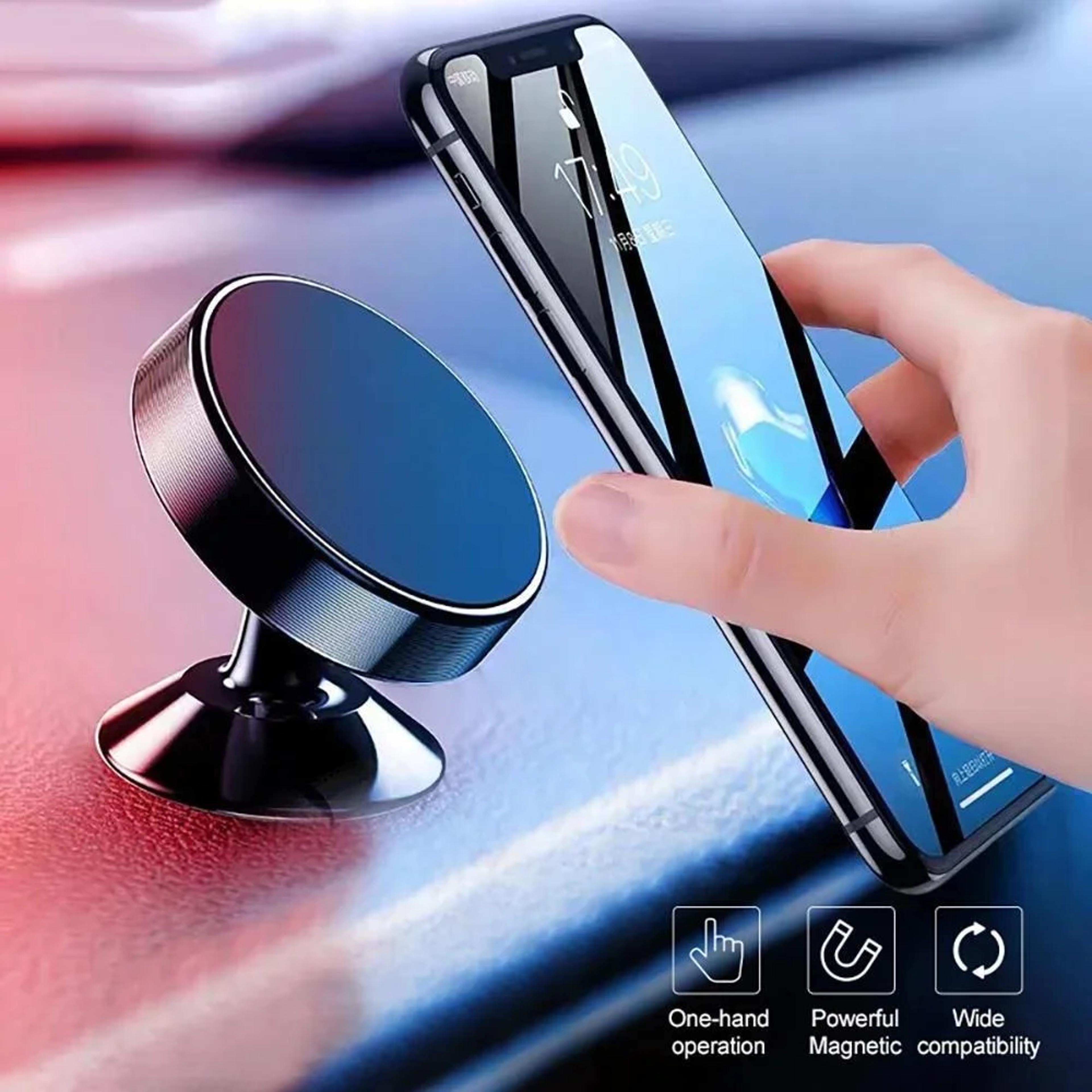 Magnetic Car Phone Holder Universal Hands Free Phone Mount 5