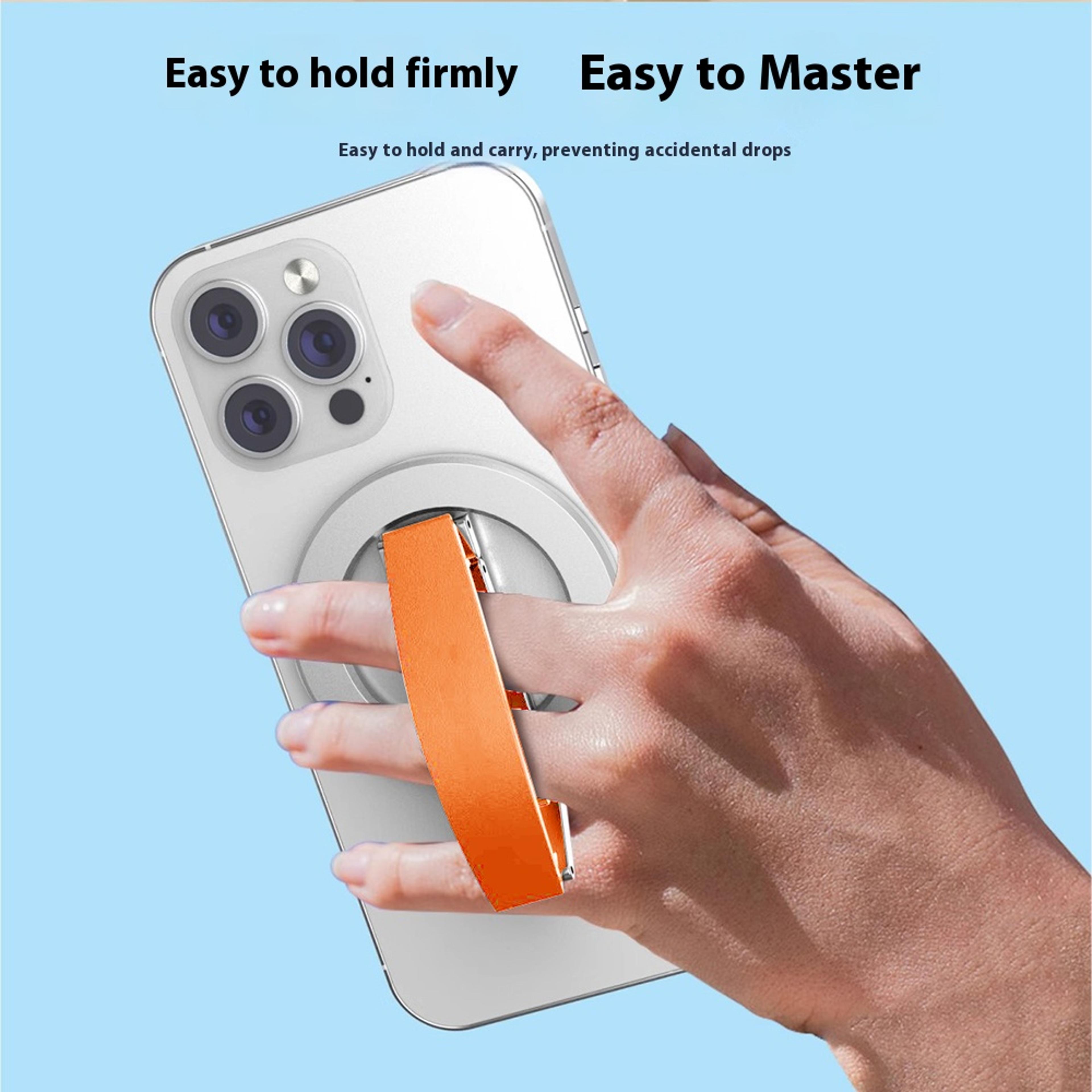 Foldable Alloy Magnetic Phone Grip Multi Angle Phone Kickstand Ring Holder 3