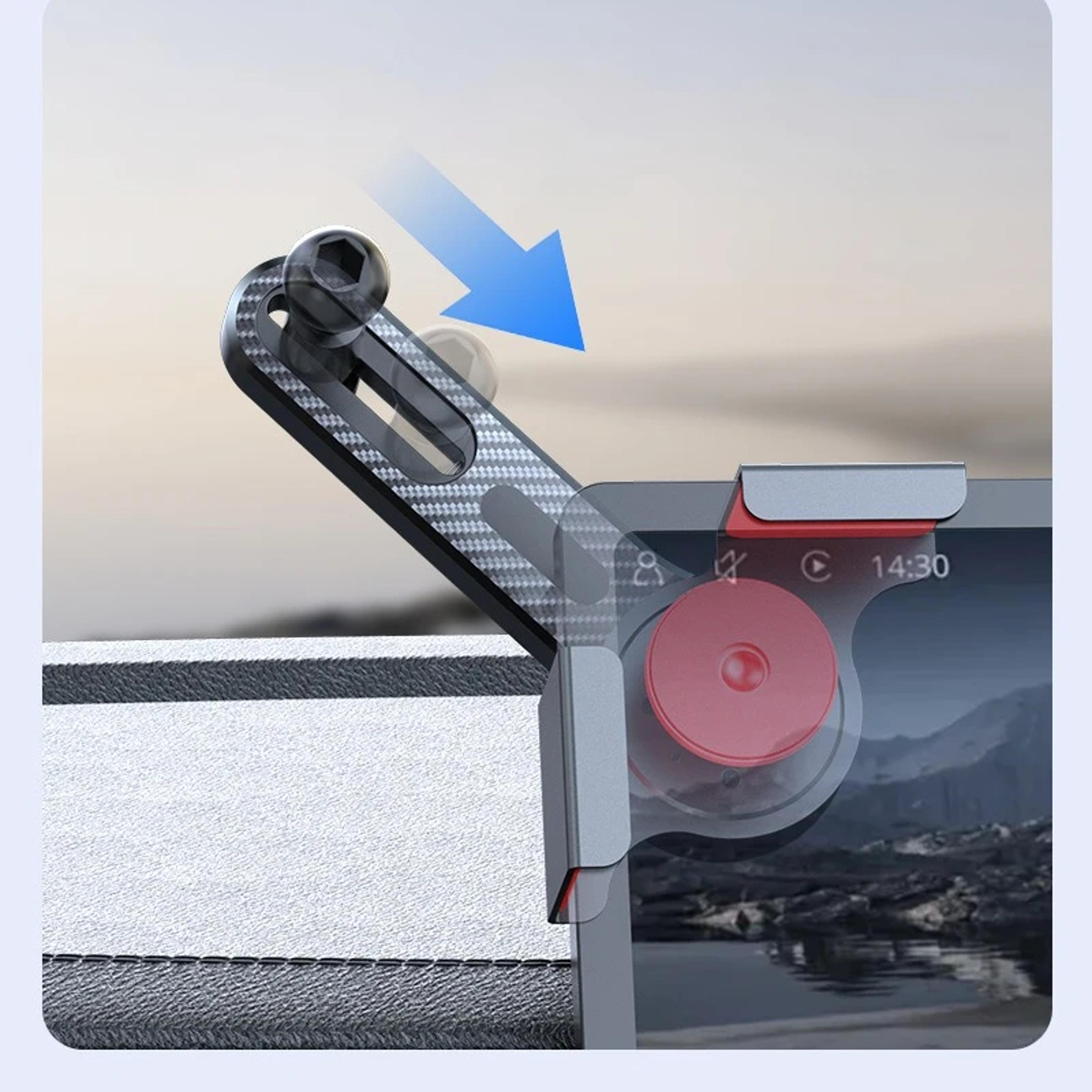 Foldable Magnetic Tesla Phone Mount Rotating Screen Holder For Model Cybertruck 3
