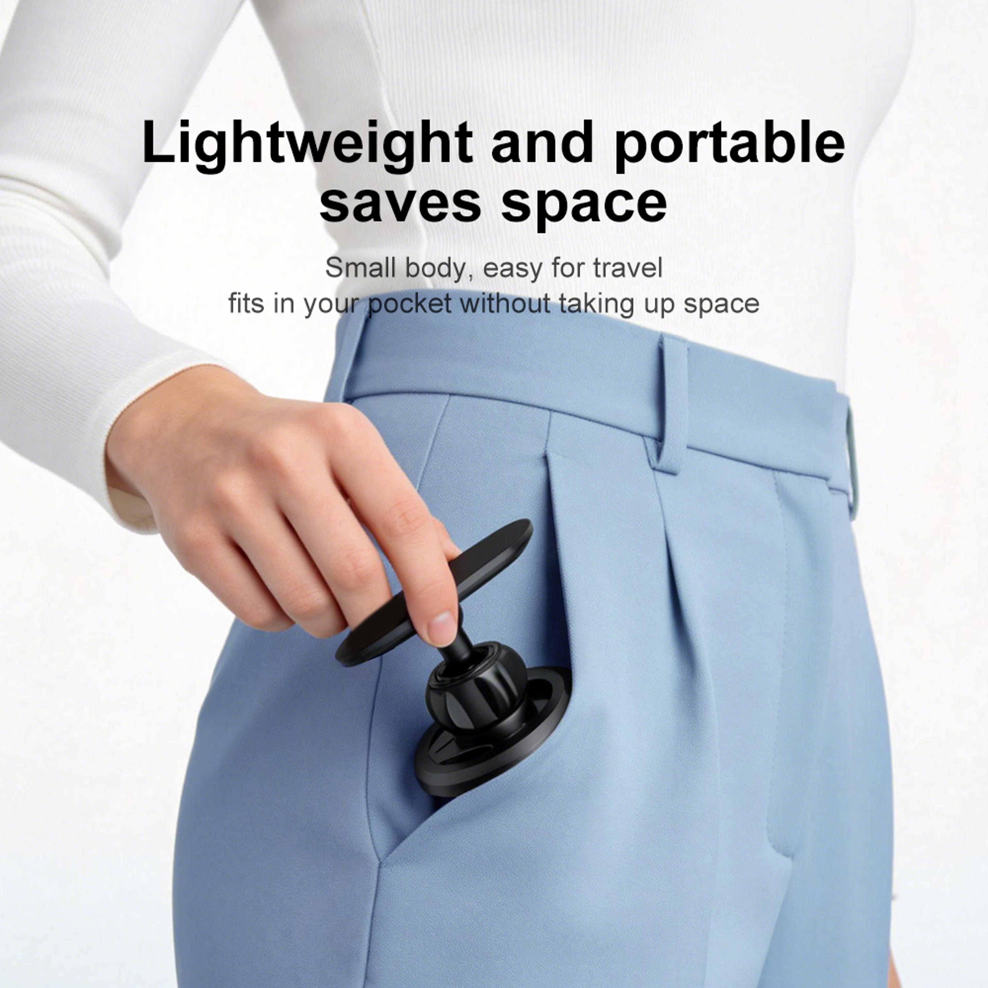 Dual Magnetic Car Phone Holder Adjustable MagSafe Metal Mount 6