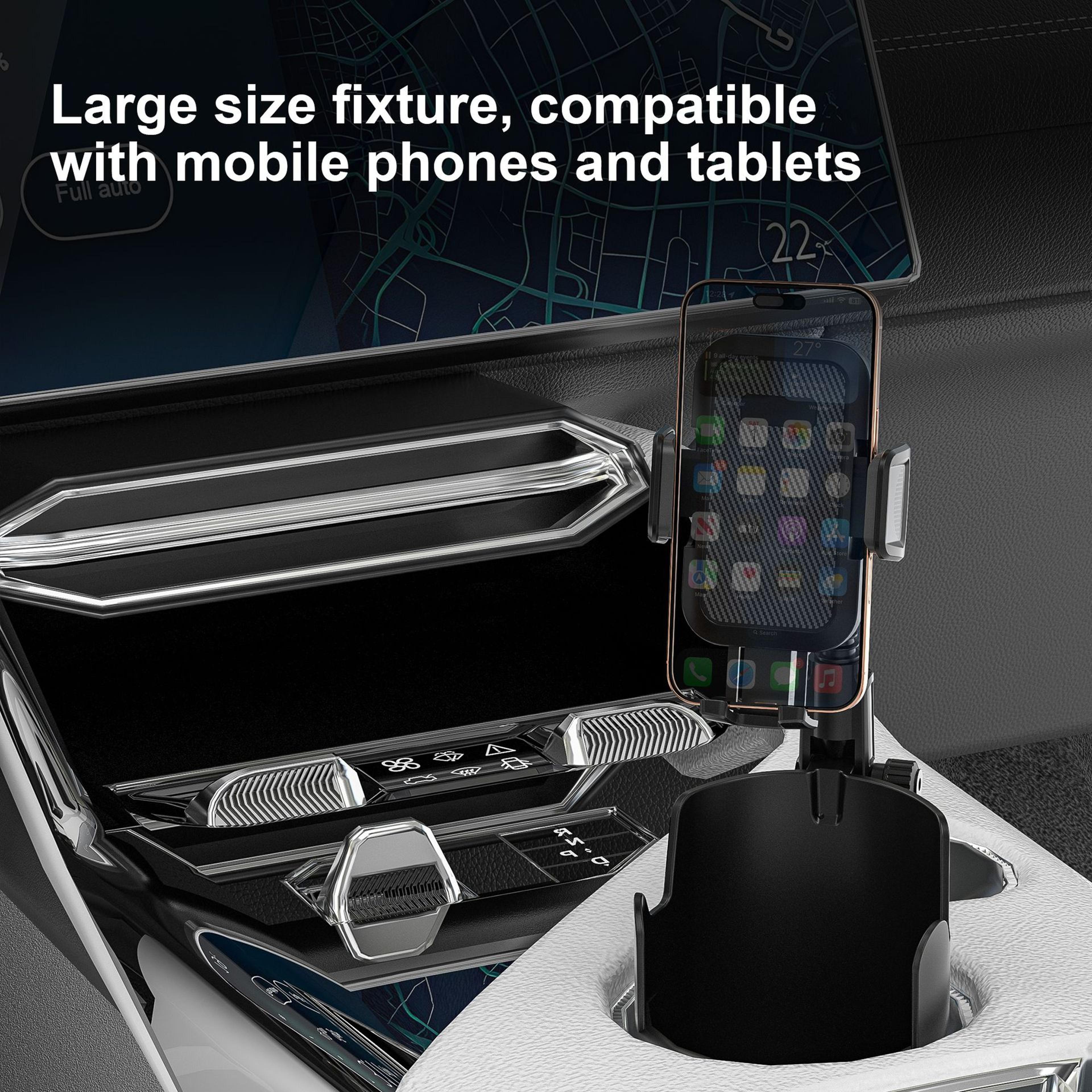 Universal Car Cup Holder Phone Mount Adjustable Long Neck Phone Holder 5