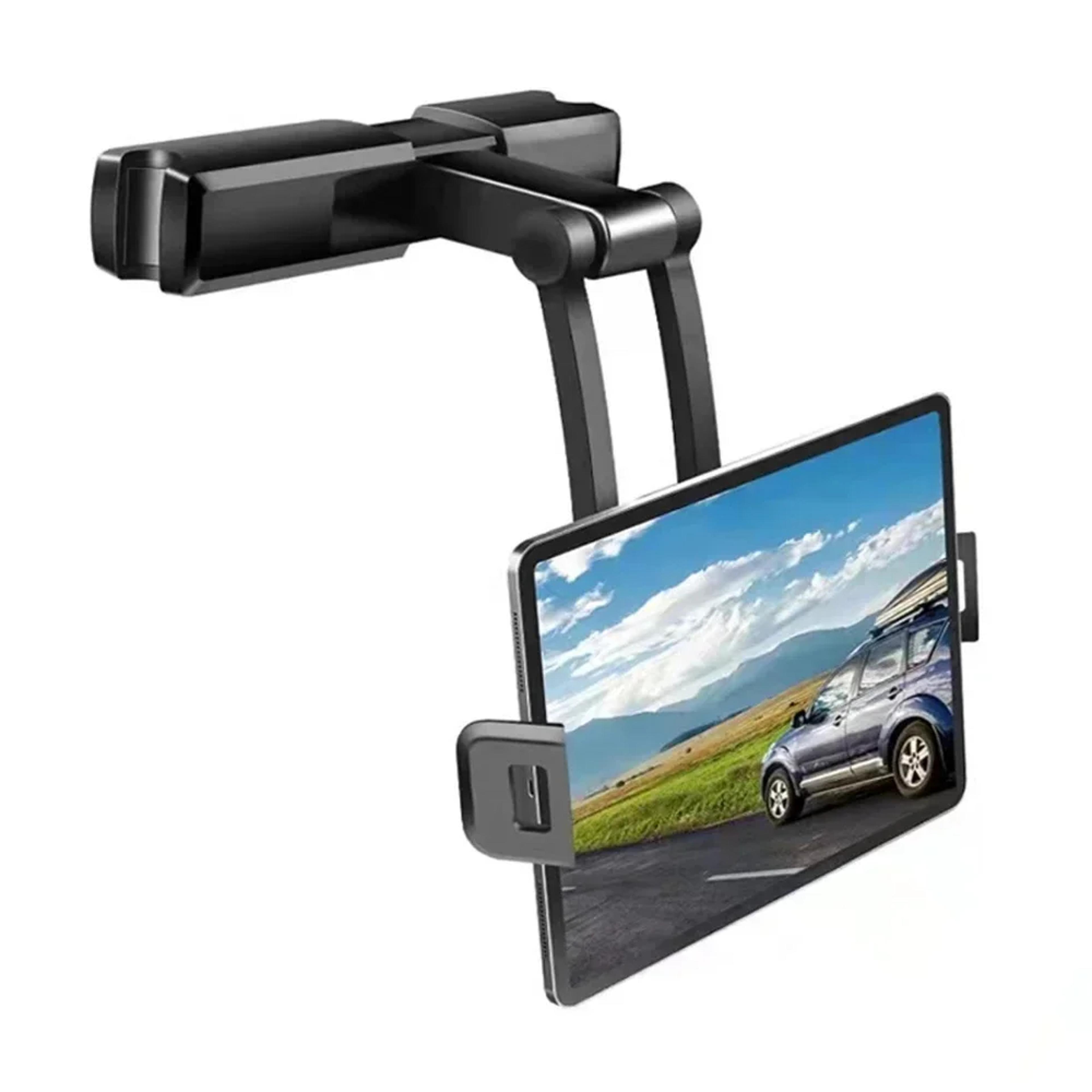 Adjustable Car Headrest Tablet Holder Back Seat Phone And IPad Mount 0