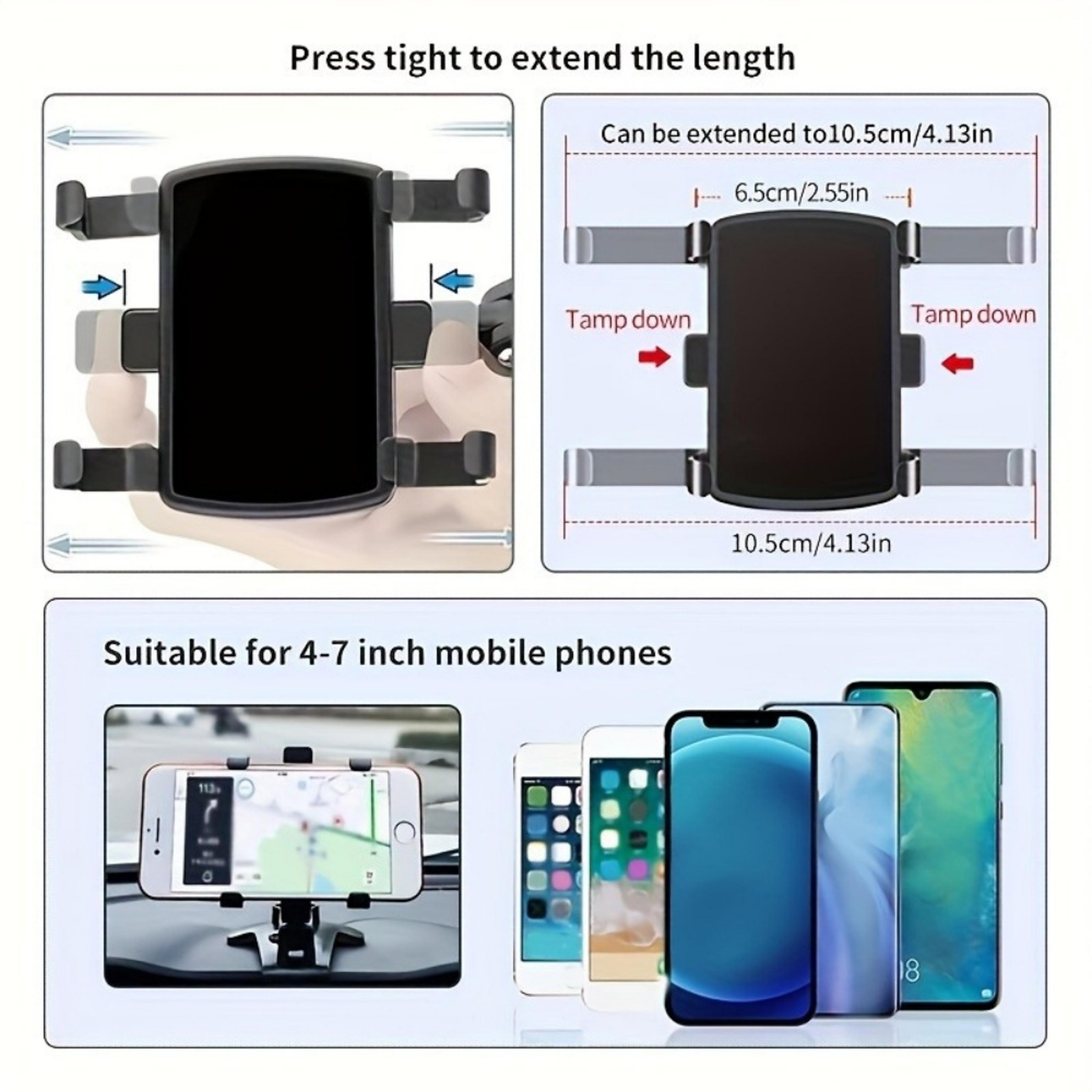 Universal Dashboard Car Phone Holder Rotating GPS Mount For IPhone Samsung 4
