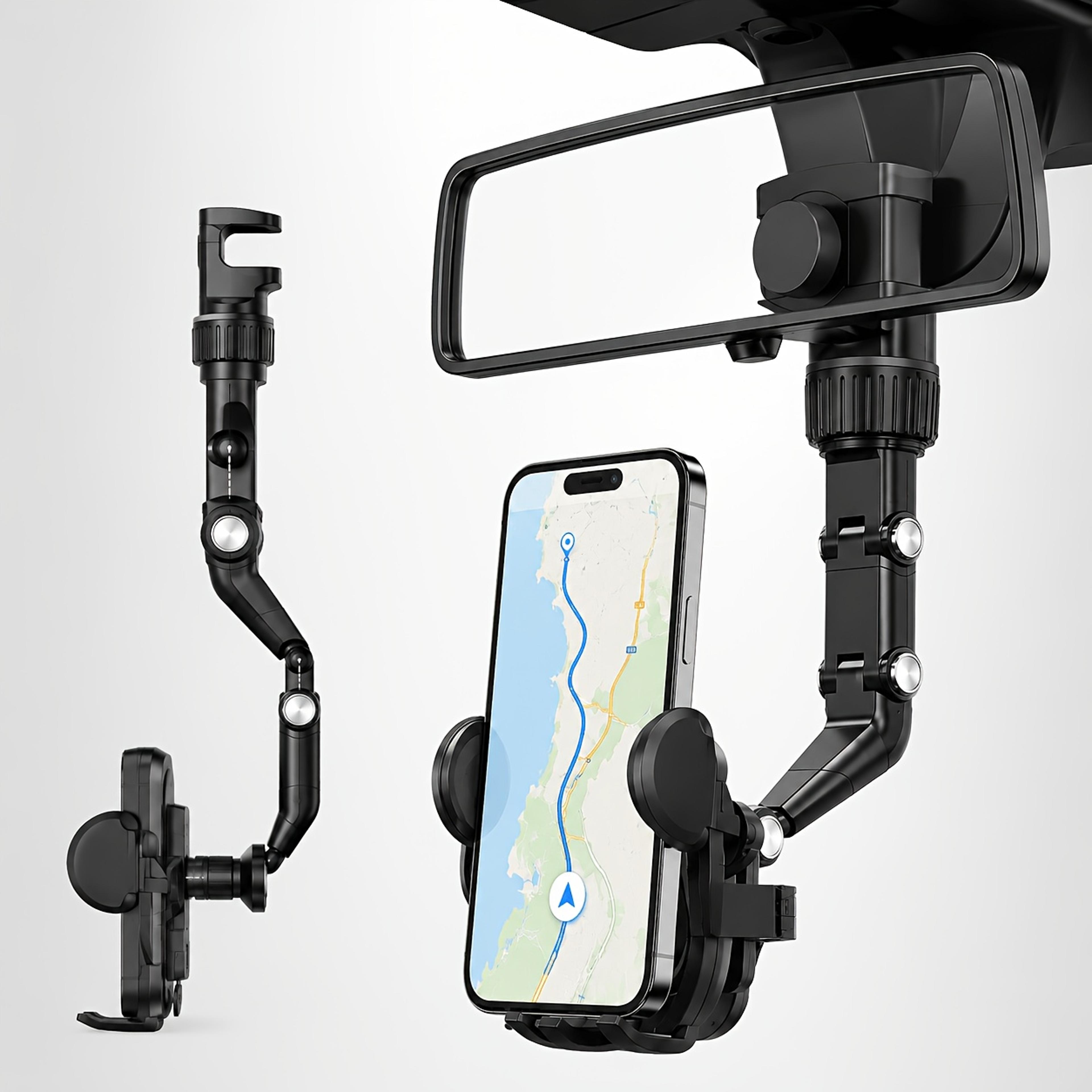 Car Phone Holder Rotating Adjustable Hands Free GPS Mount 1
