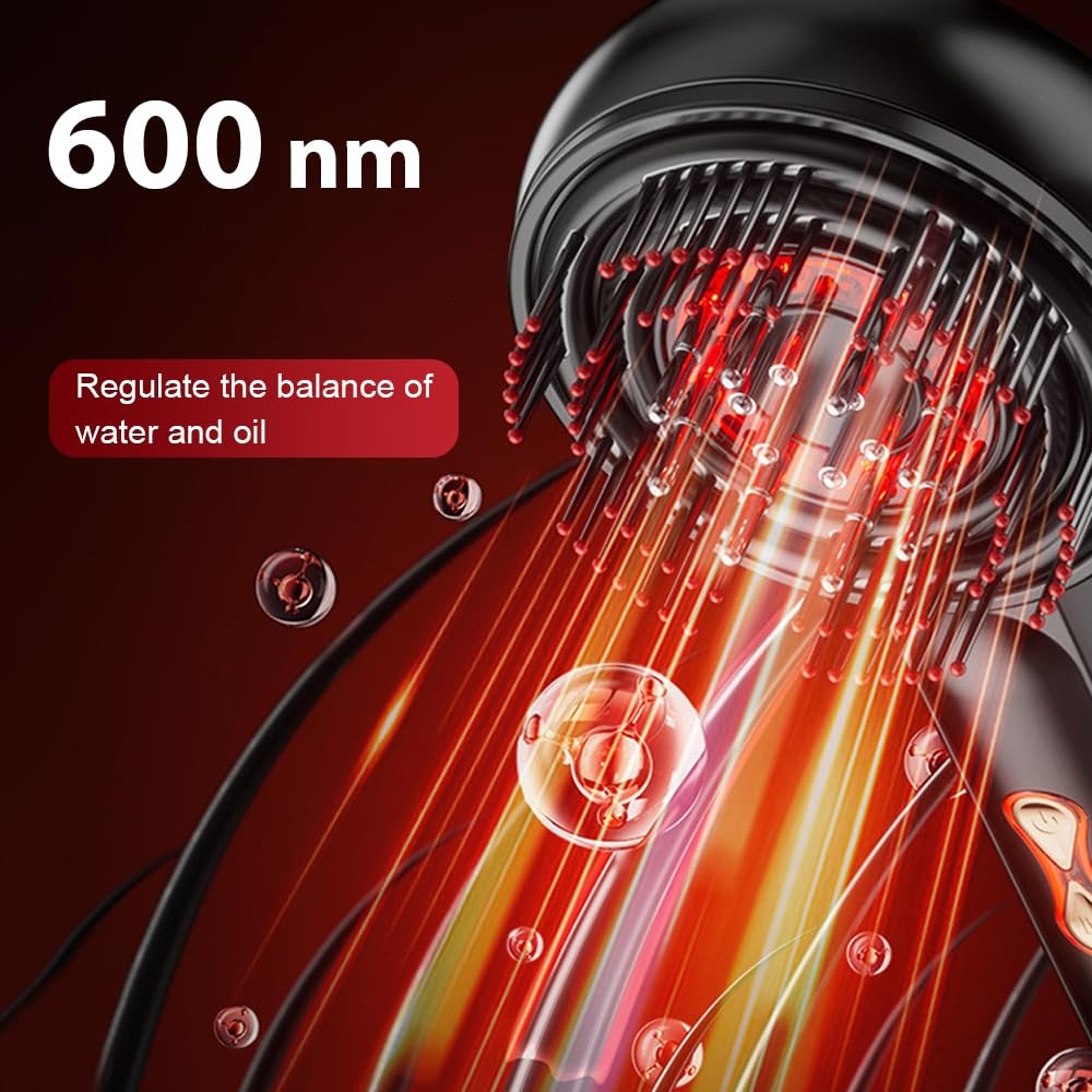 Electric Scalp Massager Comb With Red Light And Hair Oil Applicator 5