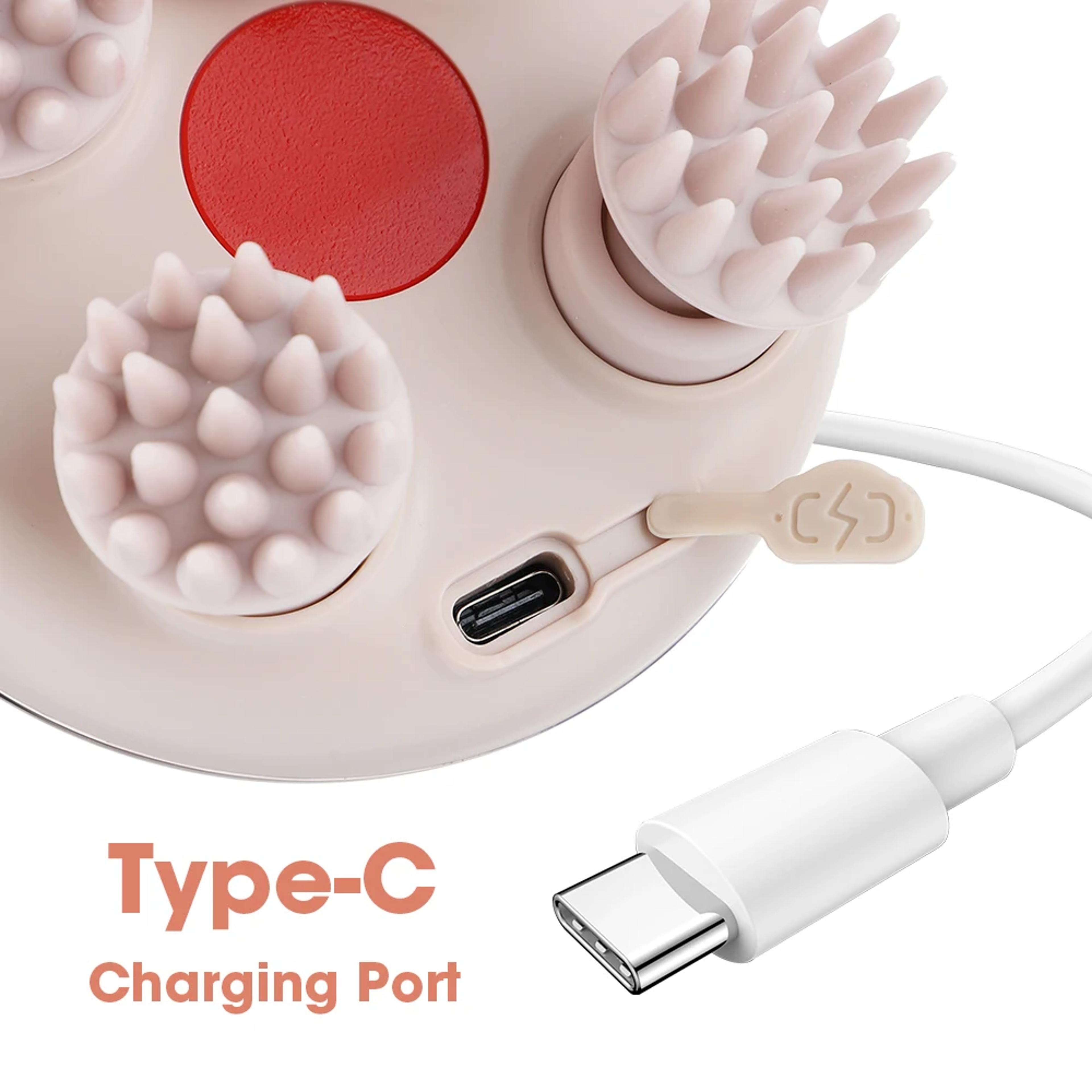 Electric Scalp Massager Deep Kneading Head And Body Massager 3