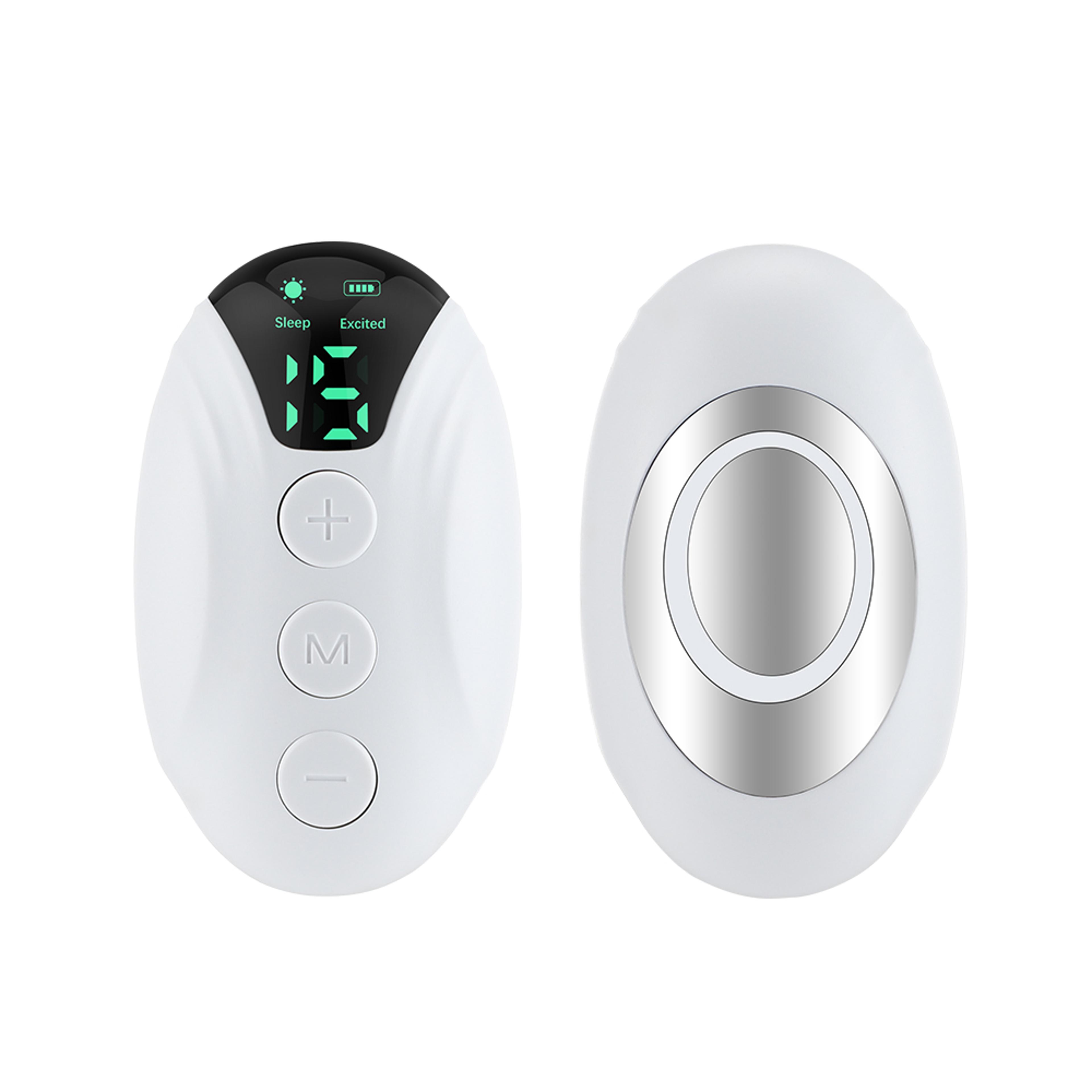 Rechargeable Sleep Aid Headband Portable Head Massager With LED Display 2